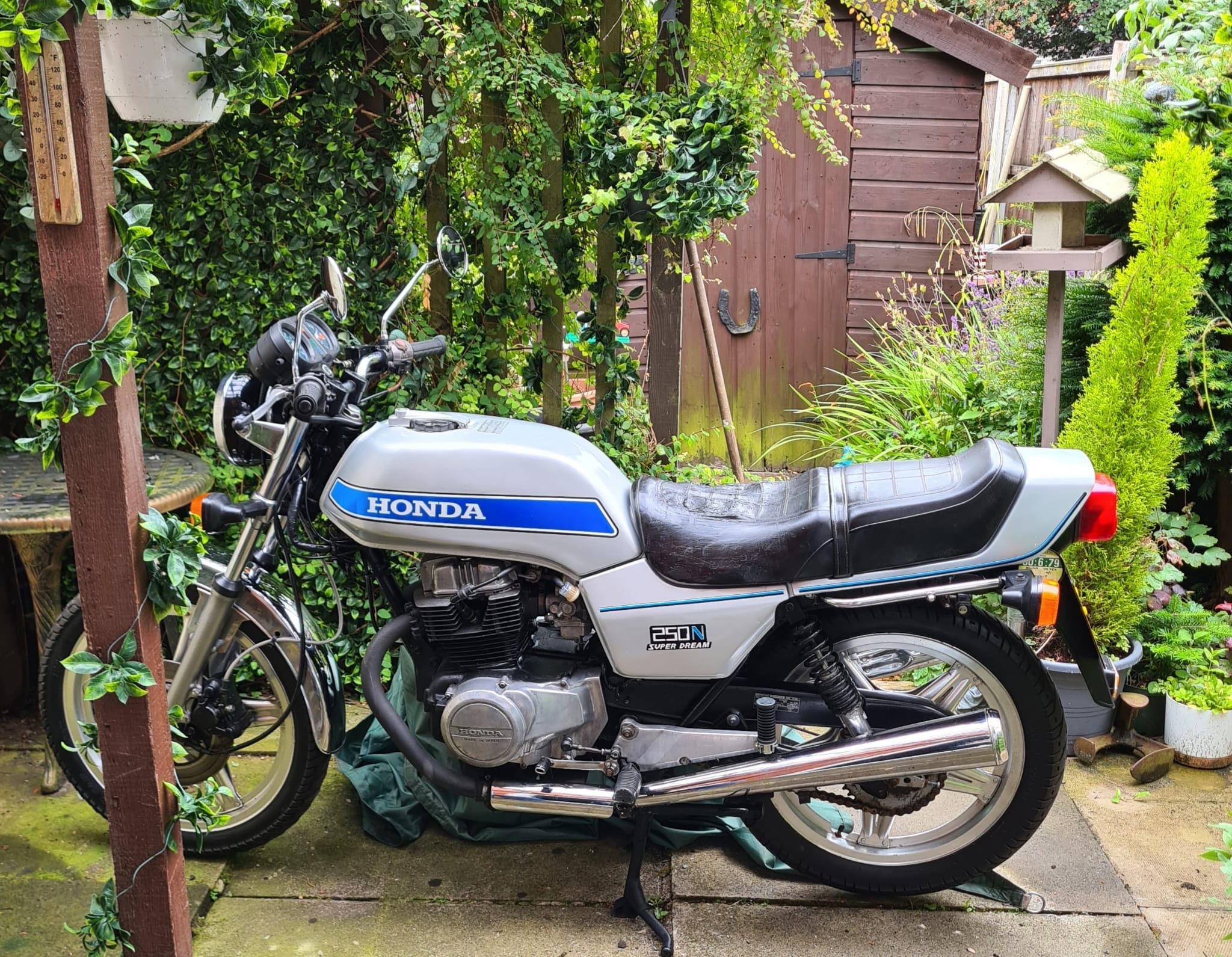 My two a CB250N super dream and CB250T Dream