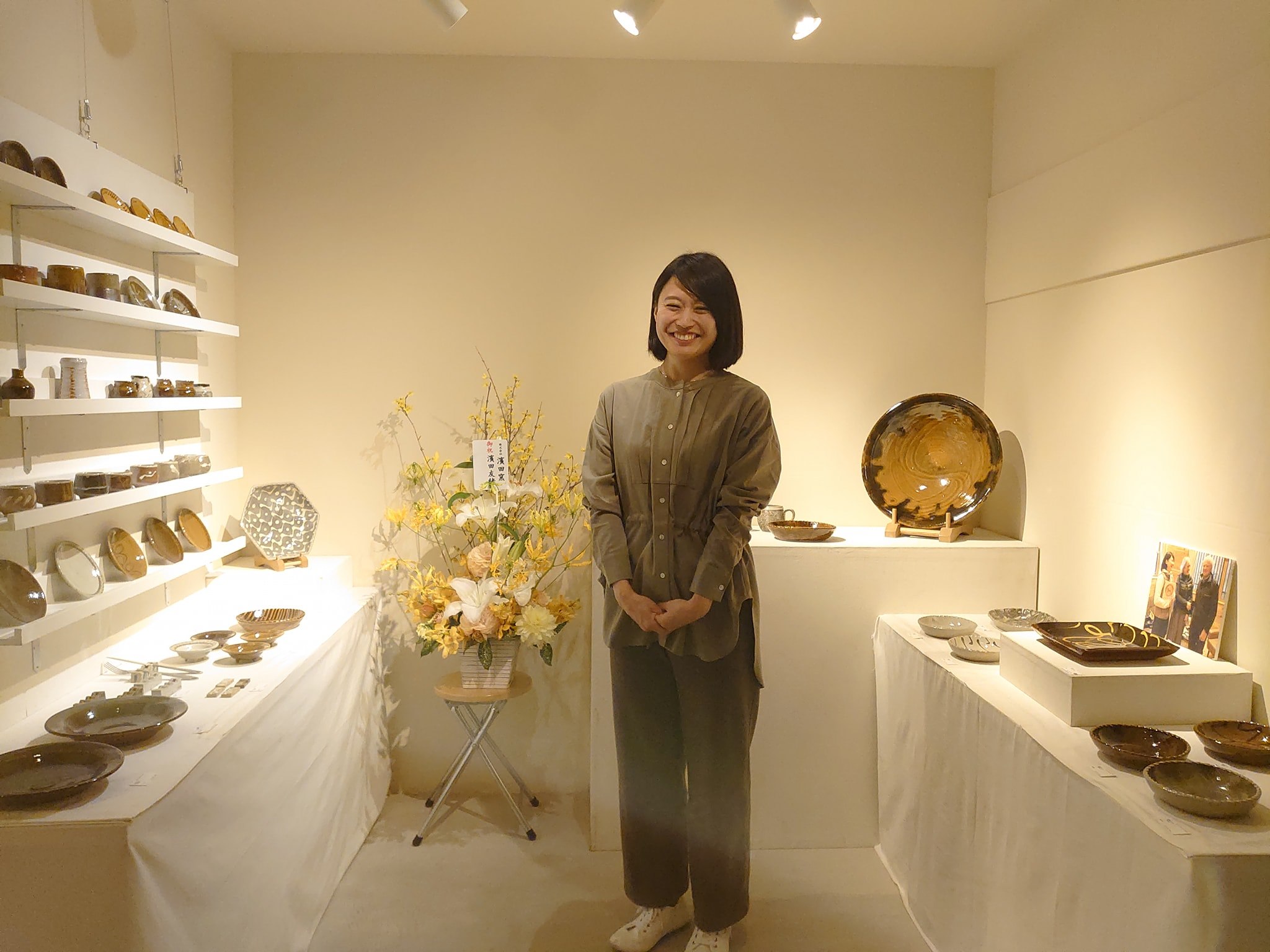 Satomi Miyano, my apprentice, the first exhibition at Gallery St 
