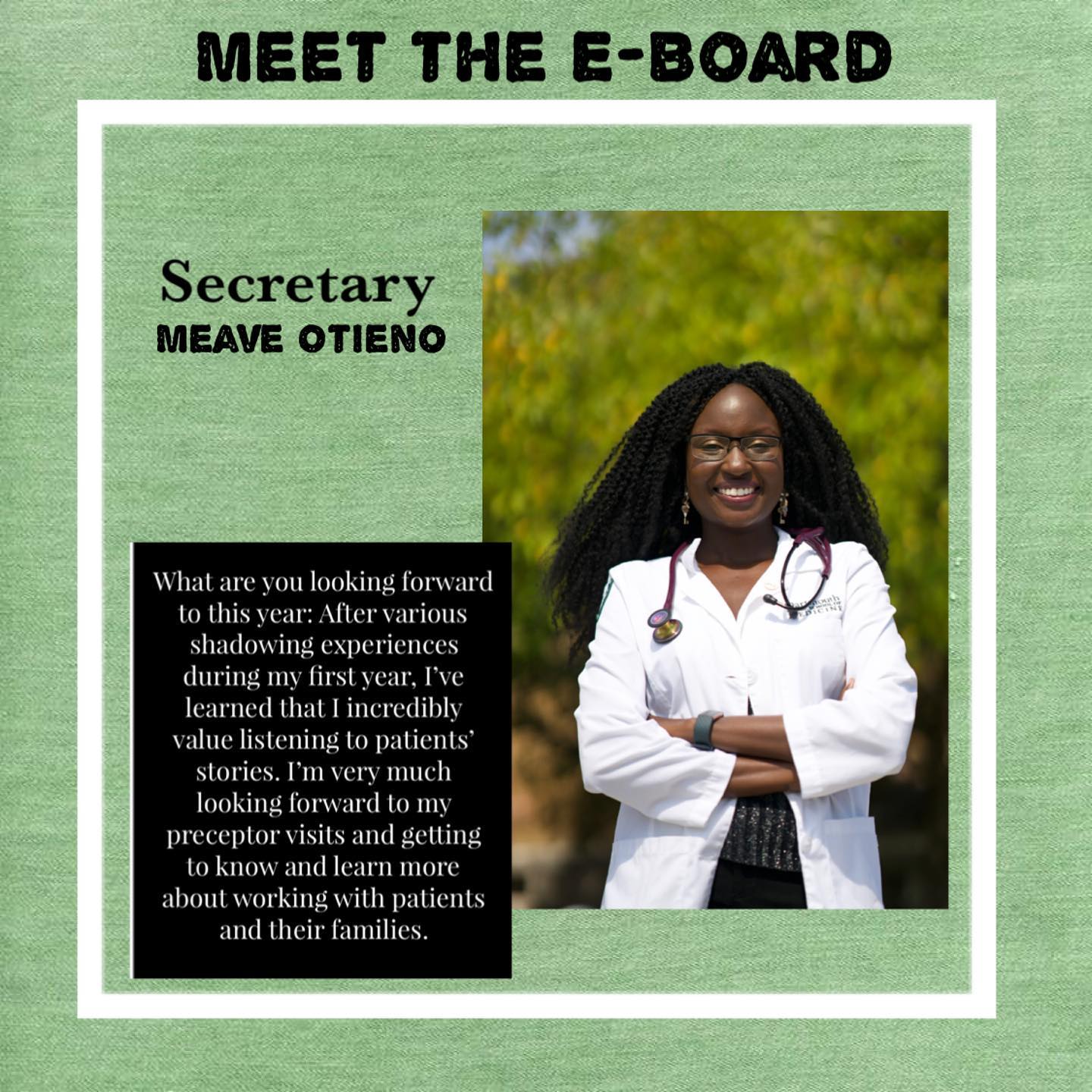 Meet the Geisel SOM SNMA chapter 2020/2021 Executive Board SNMA ...