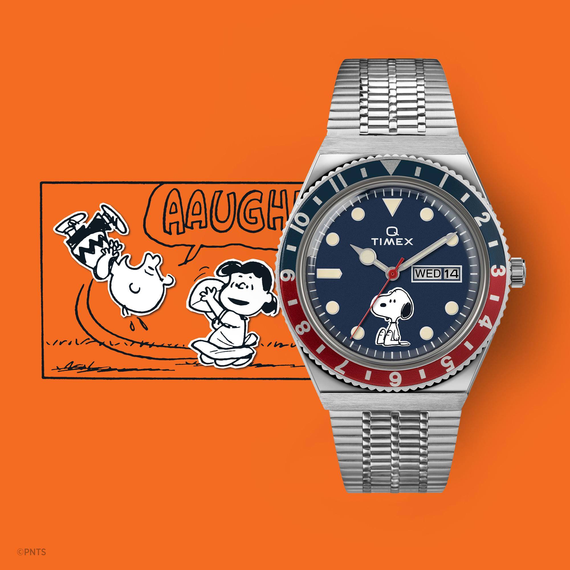 We brought together the iconic Coin Stamped Snoopy and our Q Timex
