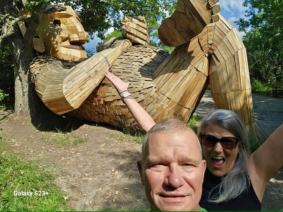 Meet Jacob Everear, a giant troll in Wannigan Regional Park