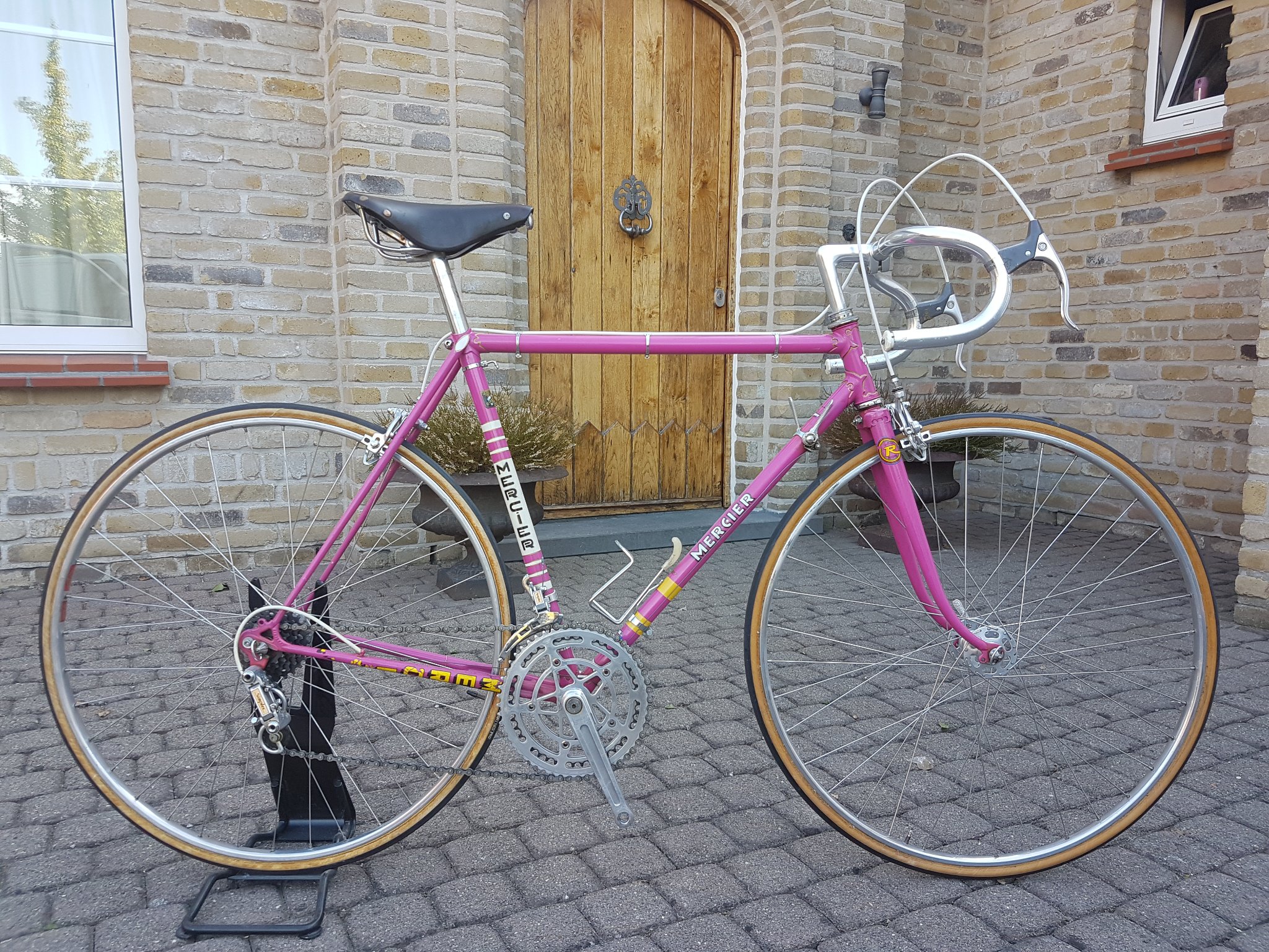 Selle MERCIER Vintage Pour Vélo Peugeot - Campagnolo - Cuir Course Ancien