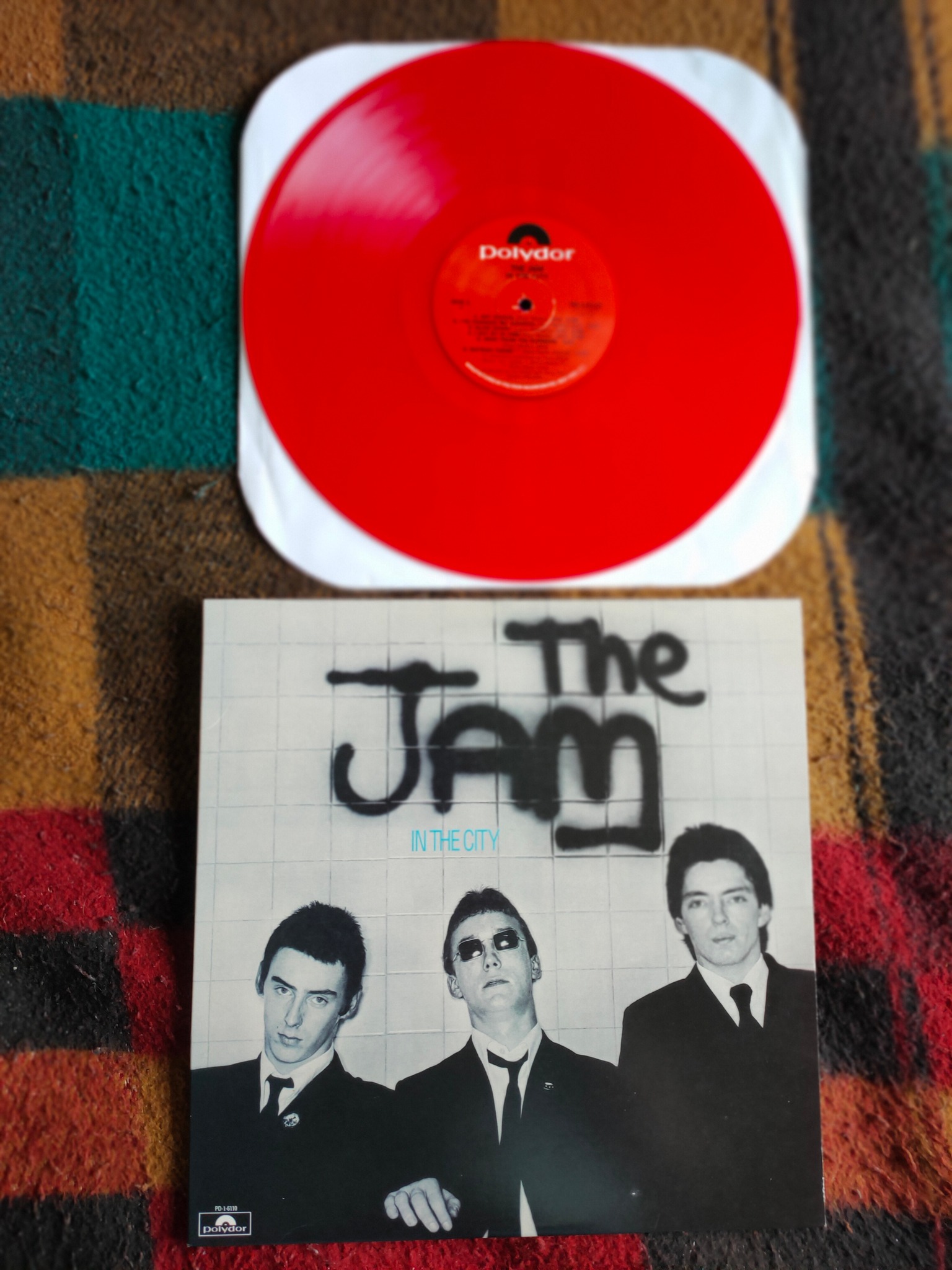 Japanese pressing of the Jam's classic debut album, In the City.