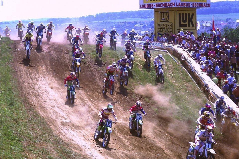 90s Motocross - How many riders do you spot here from...