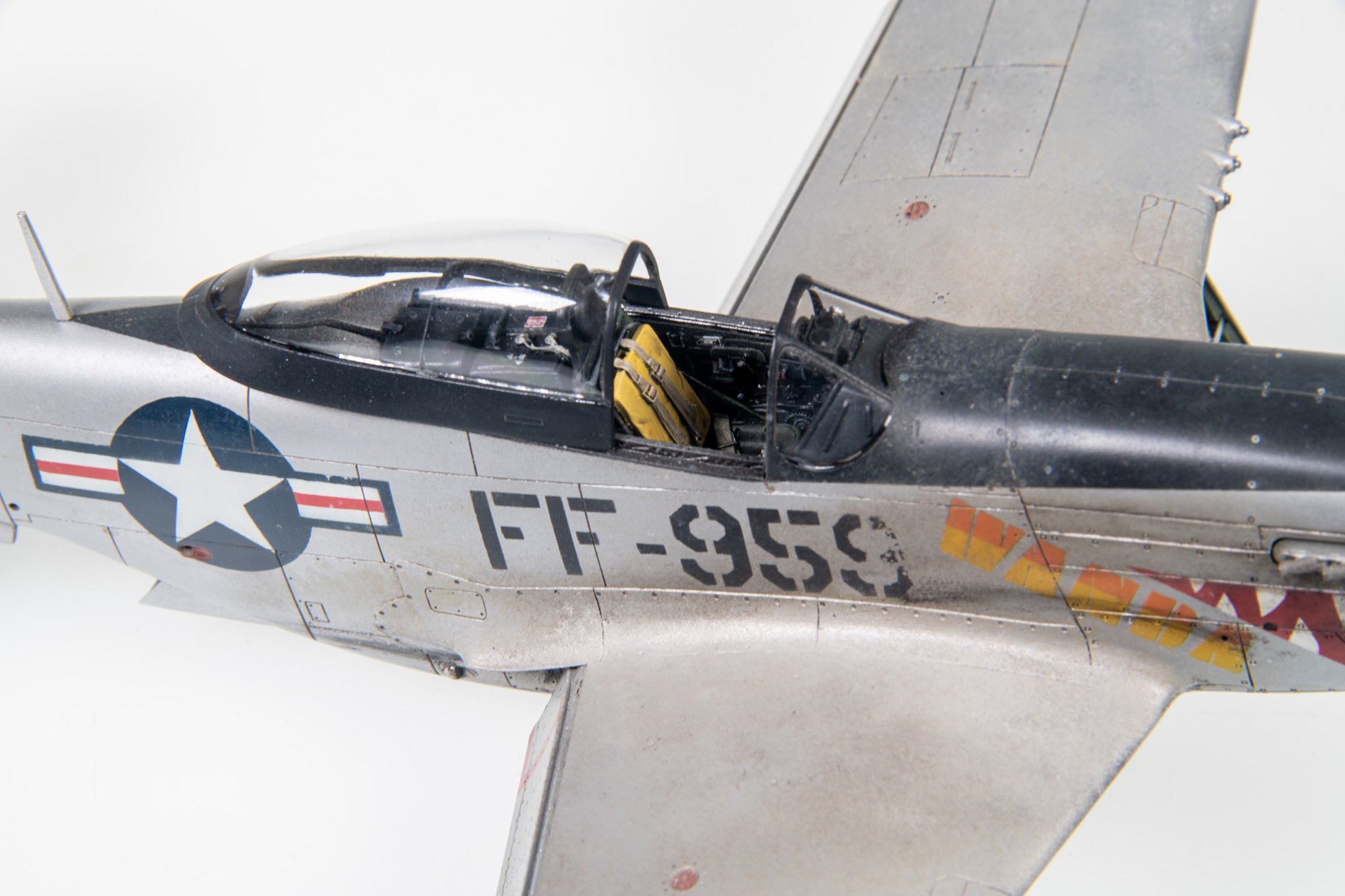 Monogram 1/32 Phantom F-51D Mustang. Easy kit to assemble, though