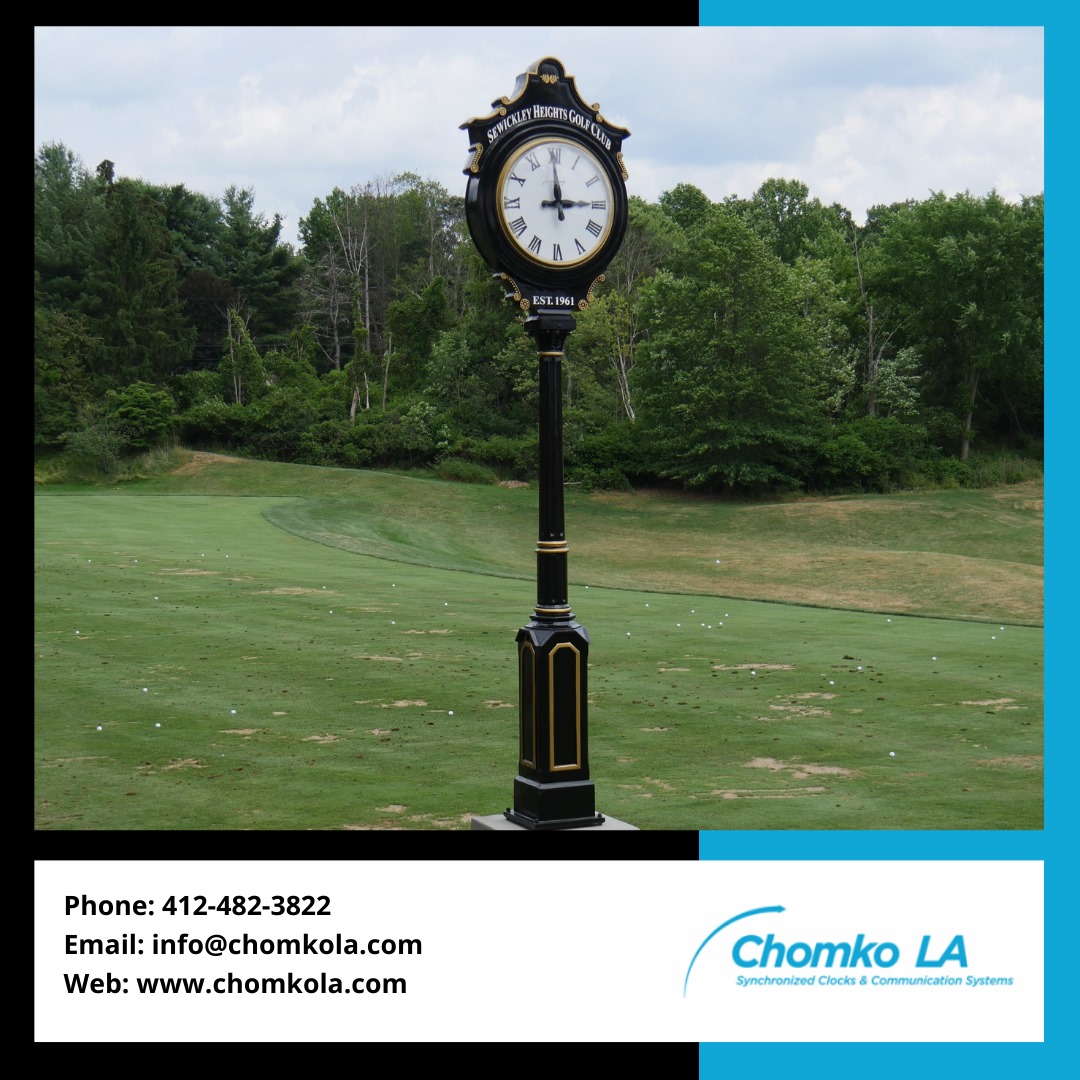 Chomko La - Our #outdoor #post #clocks, both Solar and...