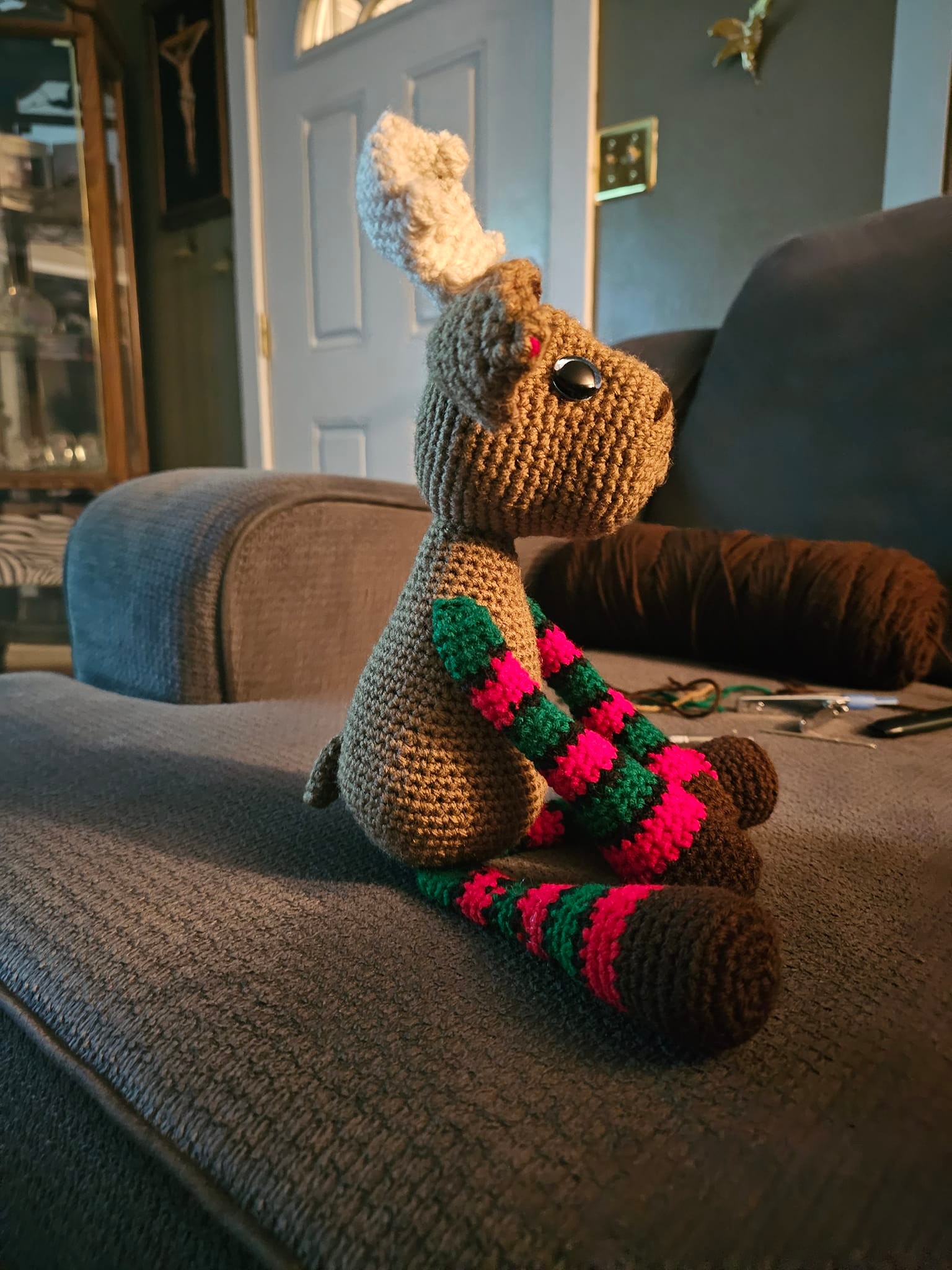 Large Christmas Moose Woodworking Project Plan – 60