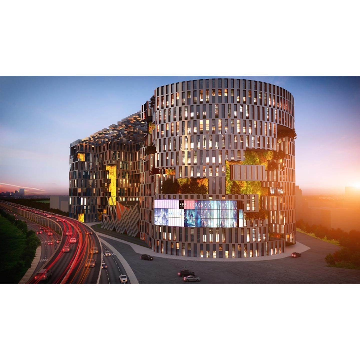 A landmark commercial complex with a... - Access Architects