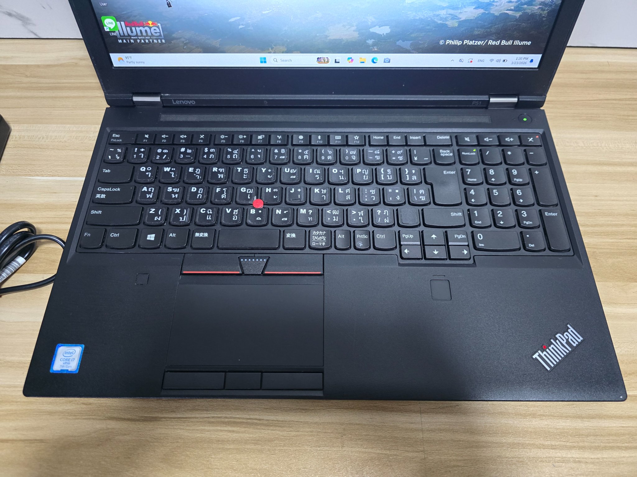 ThinkPad Workstation P51 intel i7-7820HQ+Quadao M2200 +Ram16+ เครื่อง ...