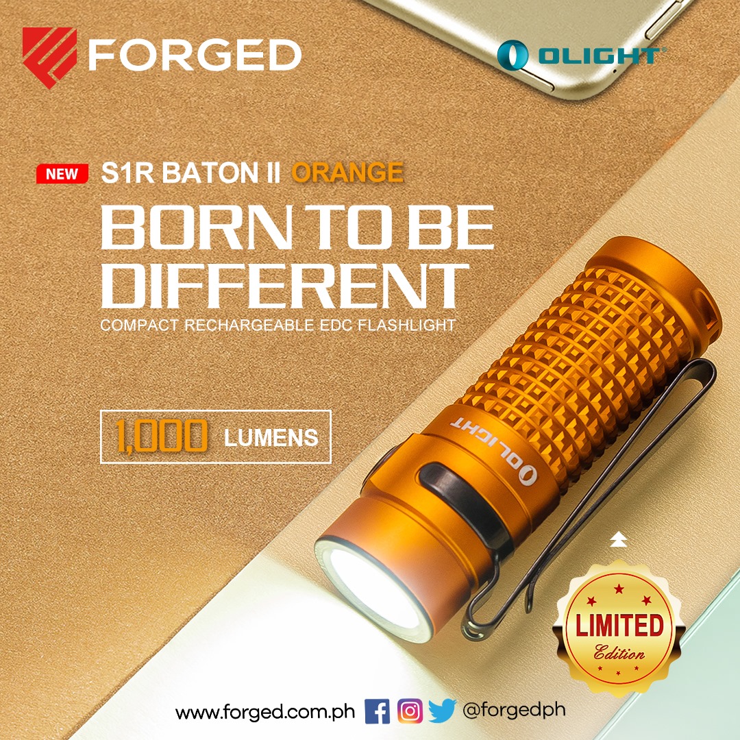 Tactical Flashlight Olight S1R Baton II – Lava Camouflage Limited