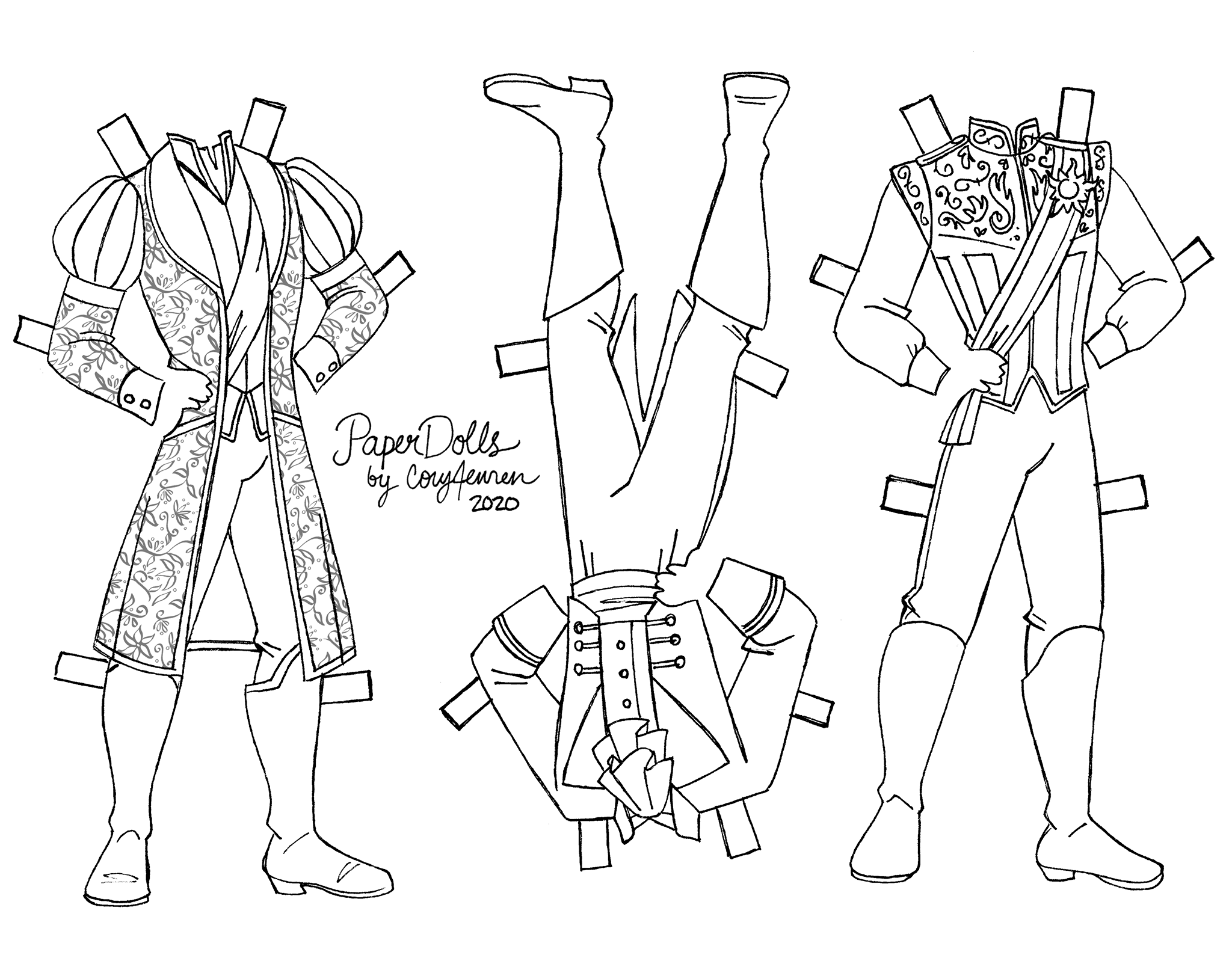 Flynn Rider a.k.a. Eugene... - Paper Dolls by Cory