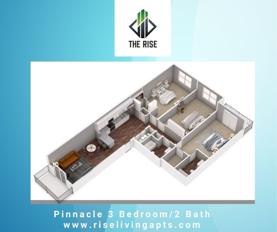 The Rise Featured Floor Plan of the... - The Rise Apartments