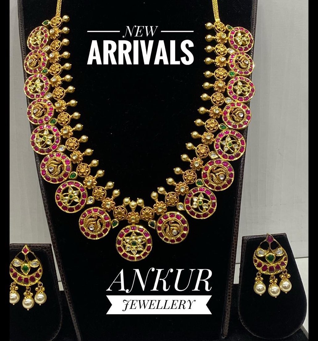ANKUR Jewellery - Burma ruby harram | Facebook