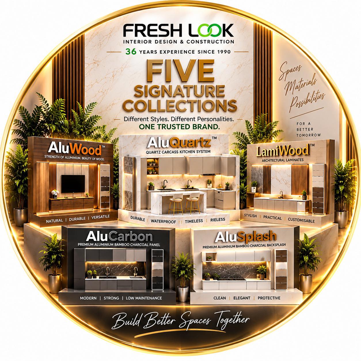 A fresh look for your vanity Discover AluCarbon — Aluminium Bamboo ...