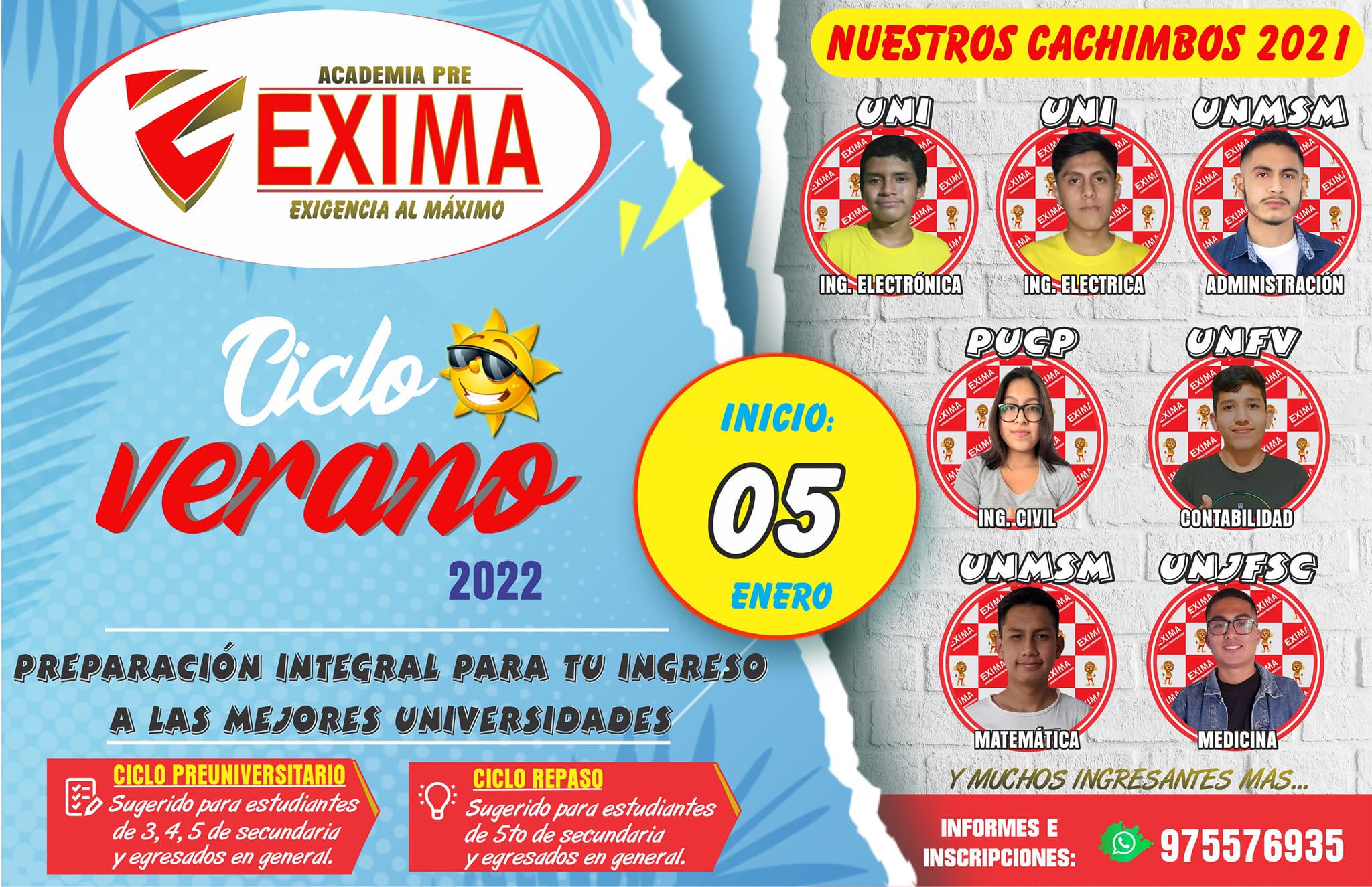 📢 ATENCIÓN: ESCOLARES Y... - Academia Preuniversitaria EXIMA
