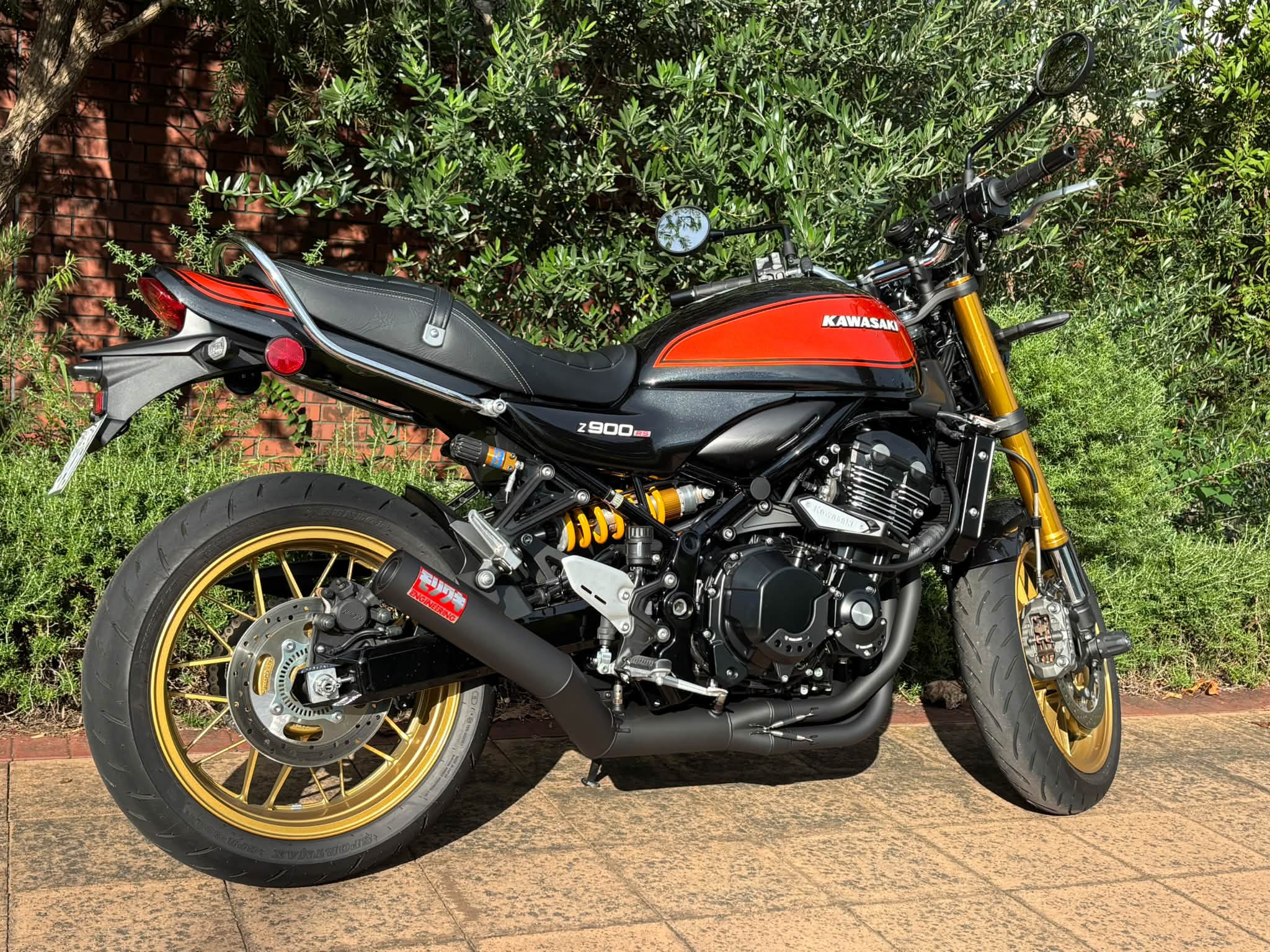 z900rsロングテール！火の玉カラー