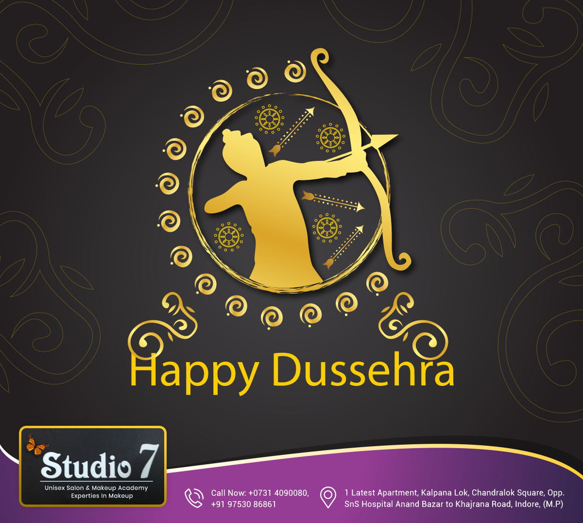Studio 7 Salon - May This Dussehra Burn All Your Worries... | Facebook