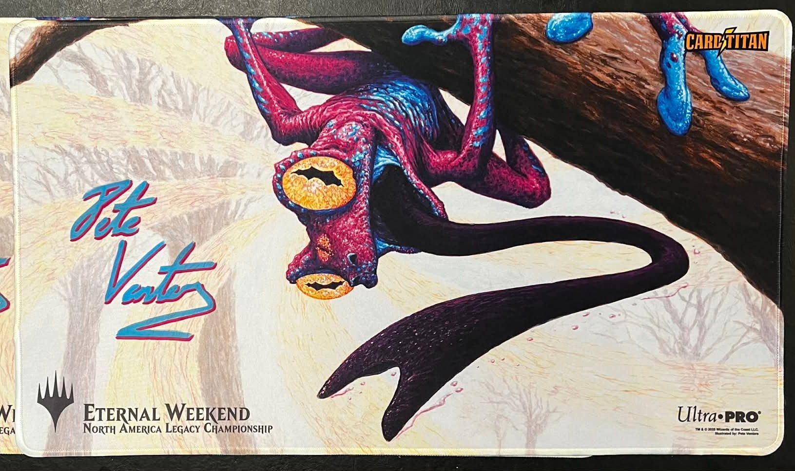 Trade Eternal Weekend psychic frog playmat for SLd Amulet of Vigor