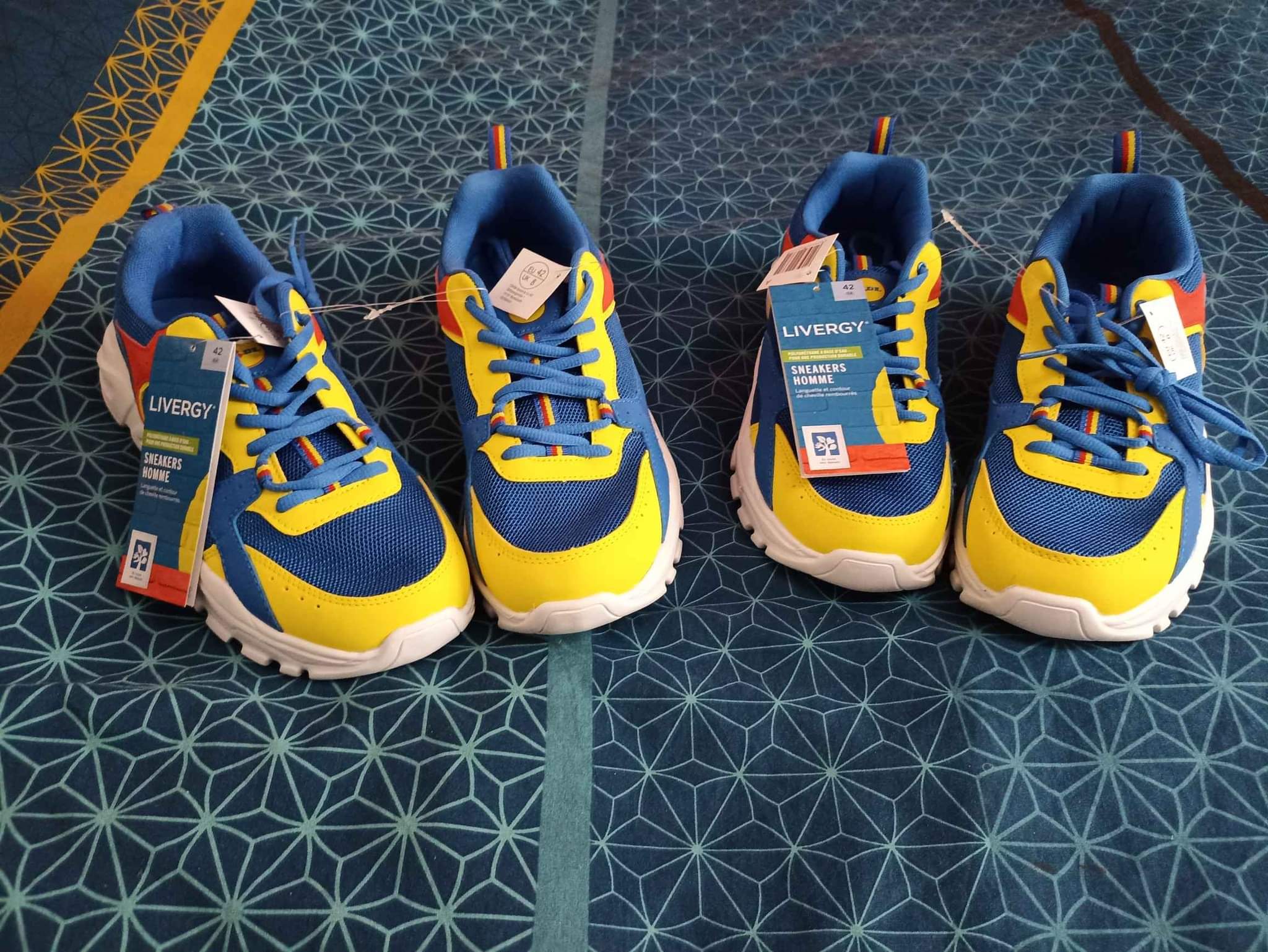 Sneakers Lidl Édition Limitée 2021 - Taille 42 - Multicolore - Neuf Sans Boîte