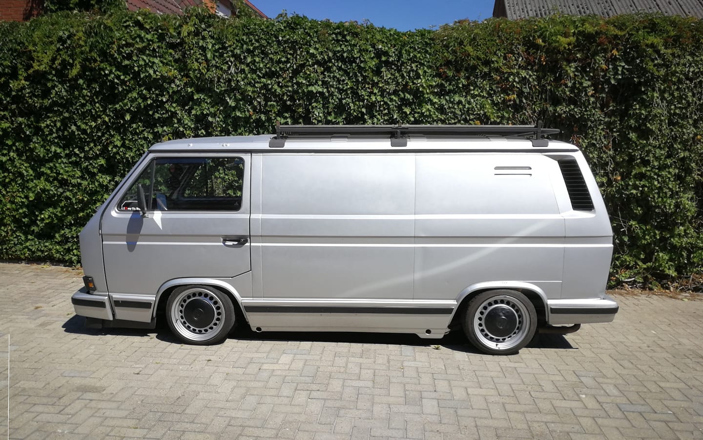 MW-Wheels - 16 zoll MB Stahlfelgen mit 14 Zoll vw t3 Radkappen