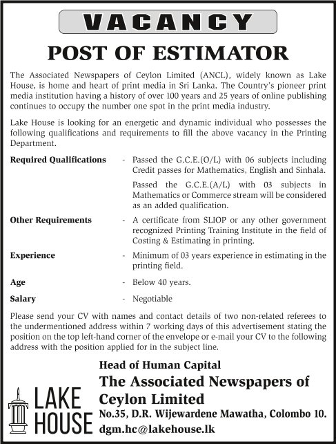 Observer Jobs | Colombo