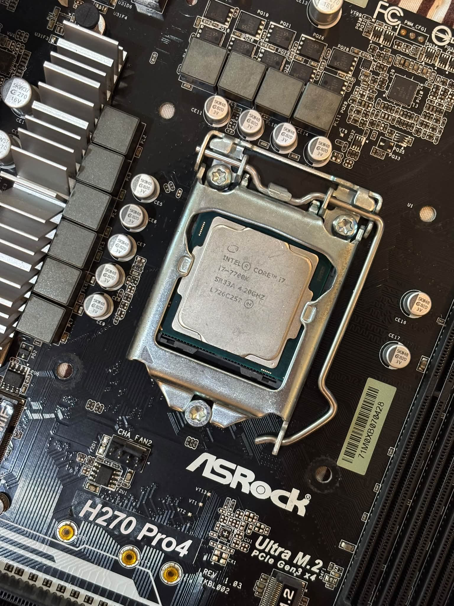 I7-7700k+H270 Pro4