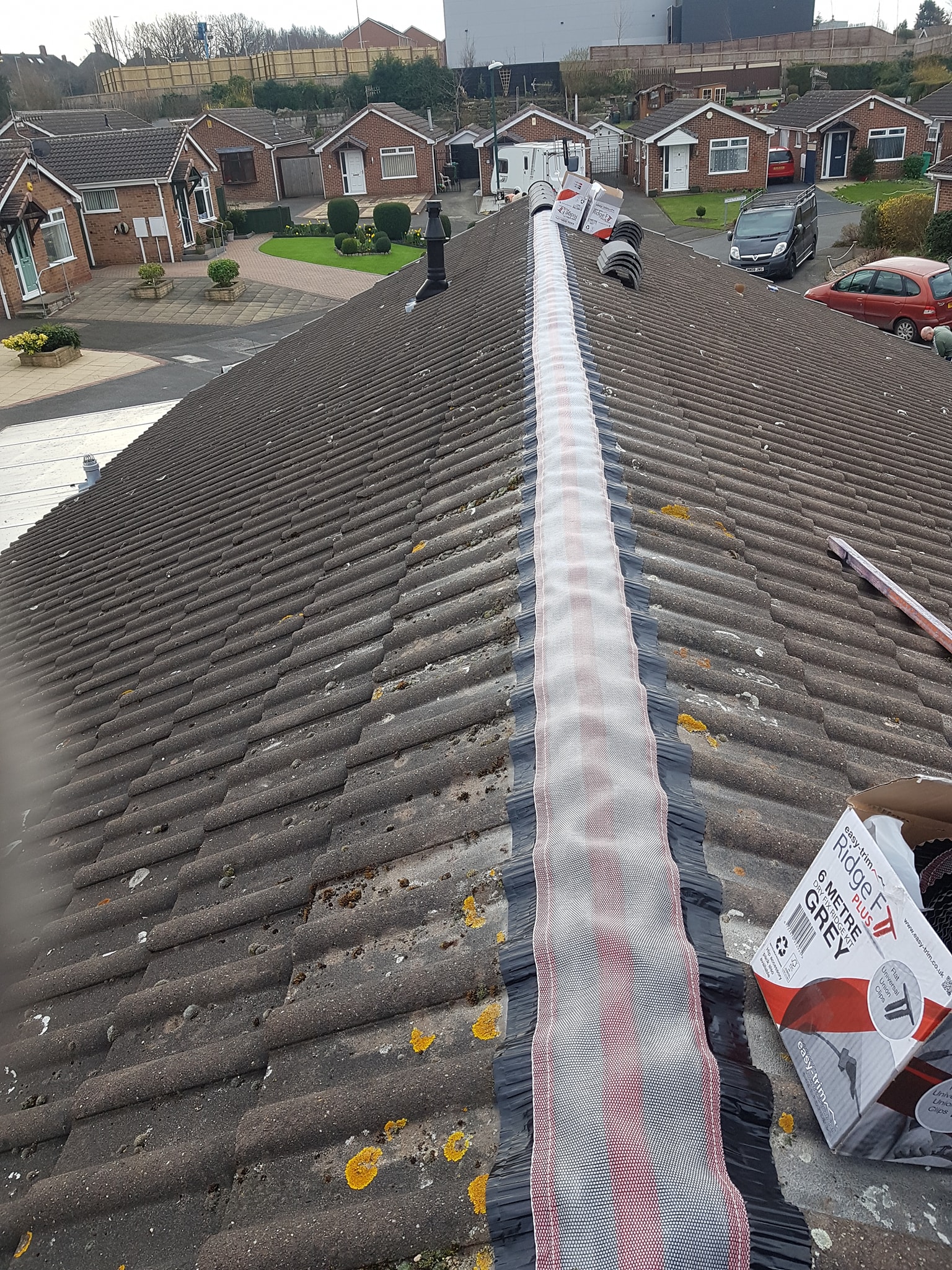 All existing ridges removed and... - C.Radford Roofing
