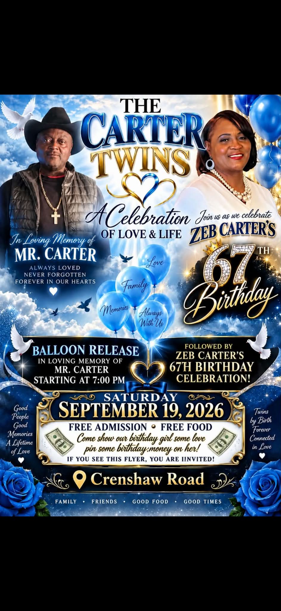 Zeb Carter's 67th Birthday Celebration in Greenville, Alabama