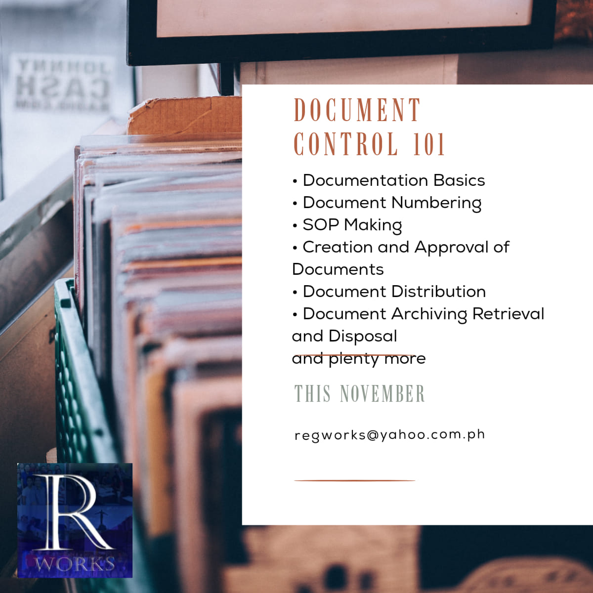 Regworks - #DocumentControl #SOP | Facebook