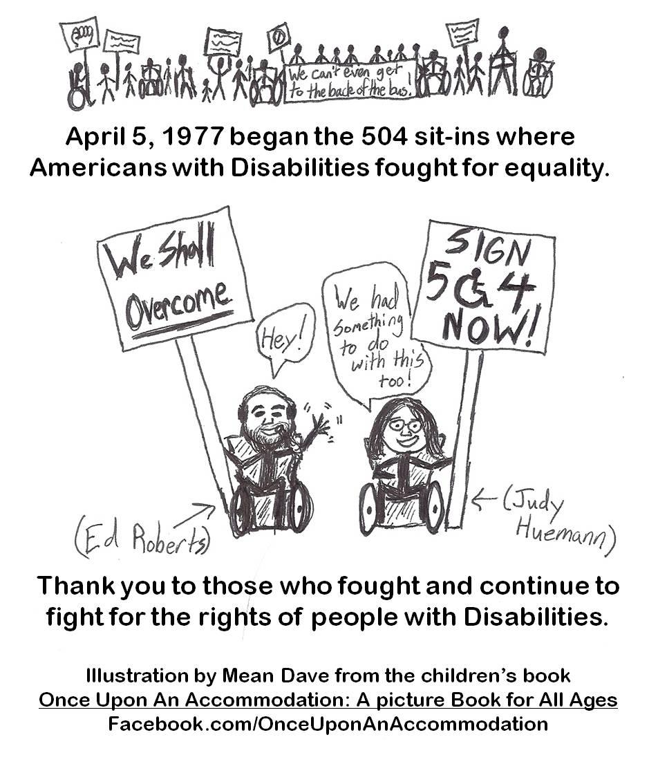 Happy Anniversary of the biggest disability civil rights sit-in! Watch ...