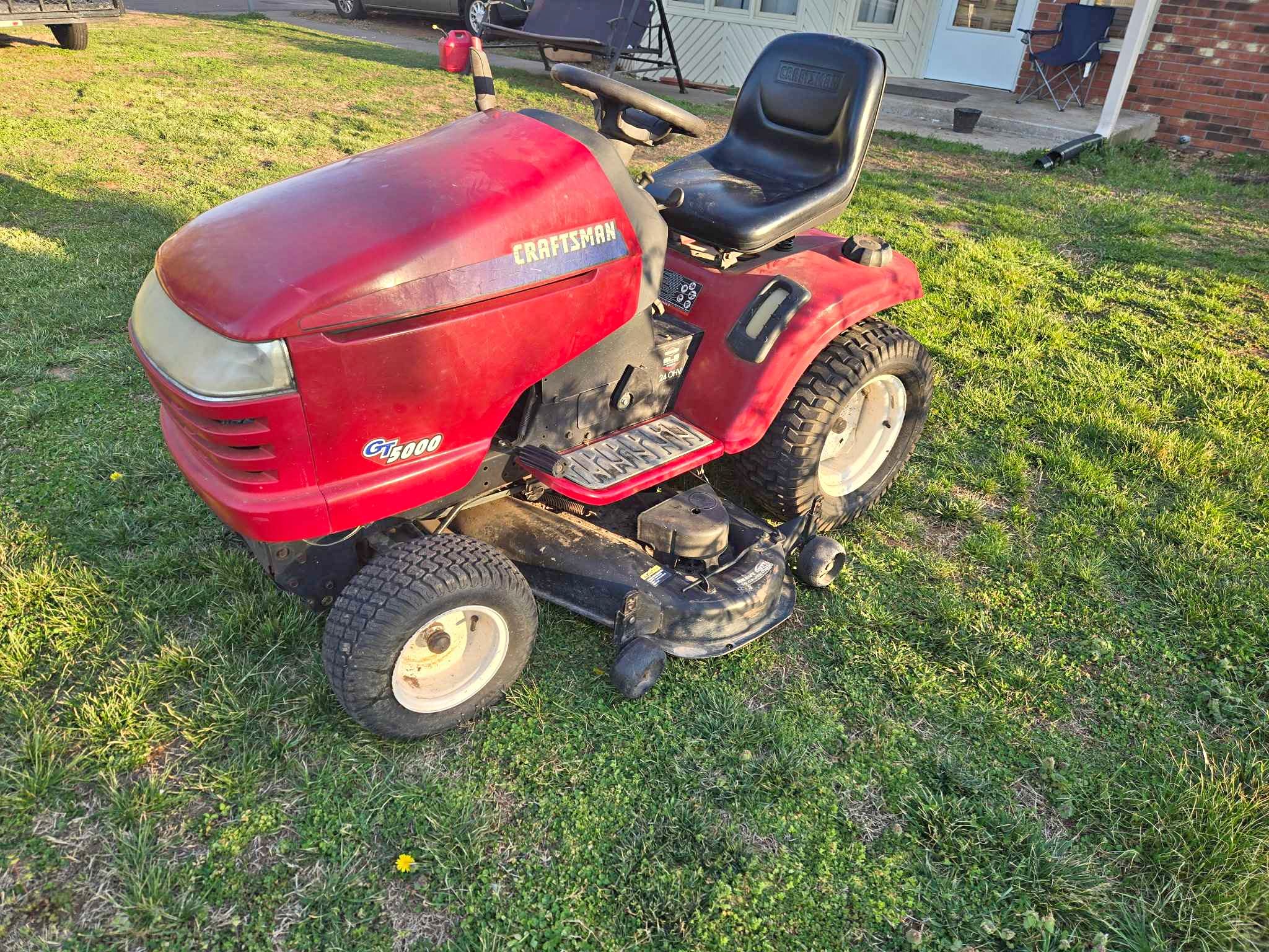 Craftsman GT5000 garden tractor - Lawn Mowers - Springfield, Missouri ...