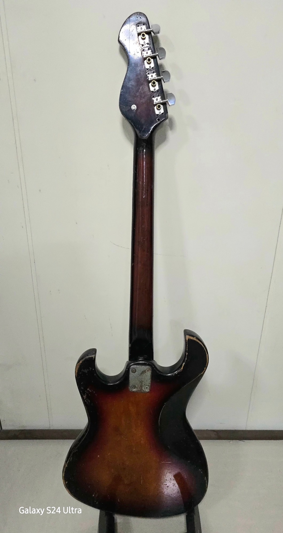 I'm new to the group. This is my Teisco Matsumoku late 60's bass.