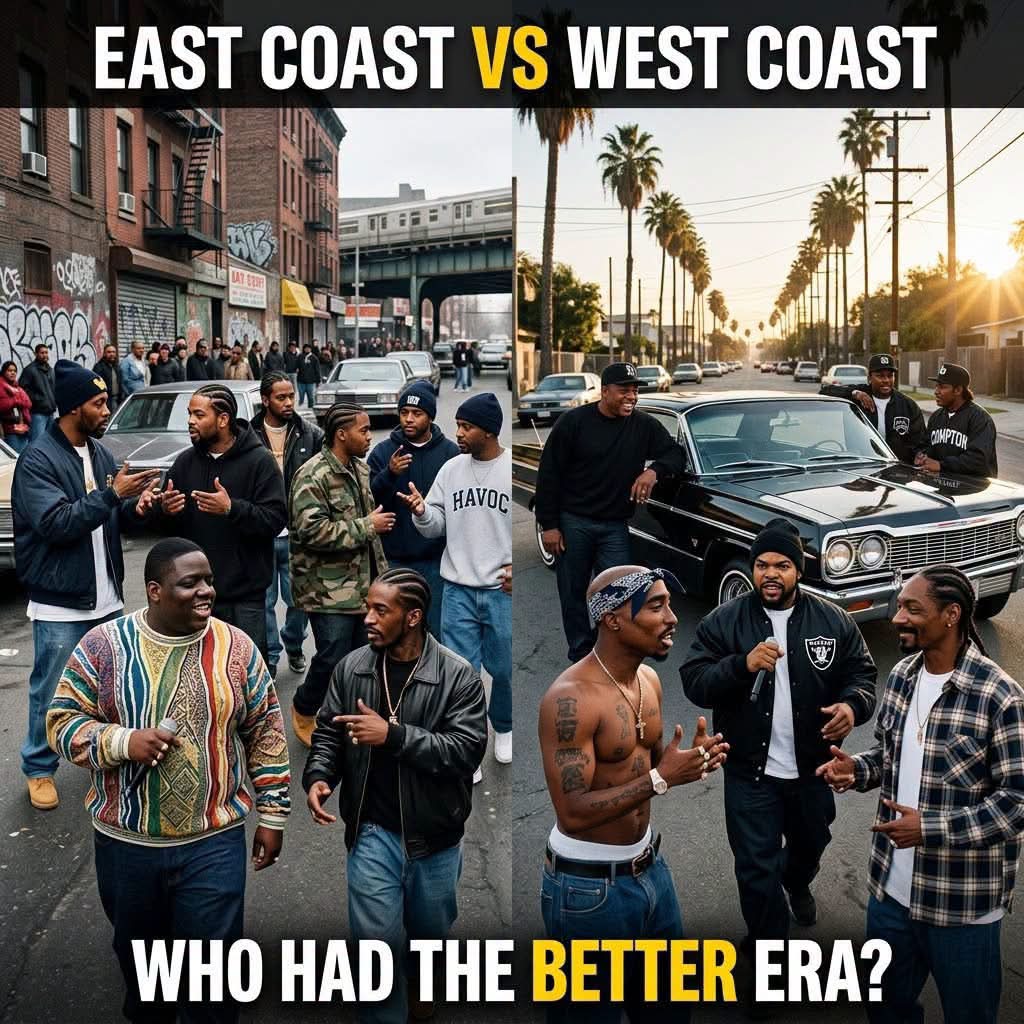West coast represents the struggle and the hustle in music and culture