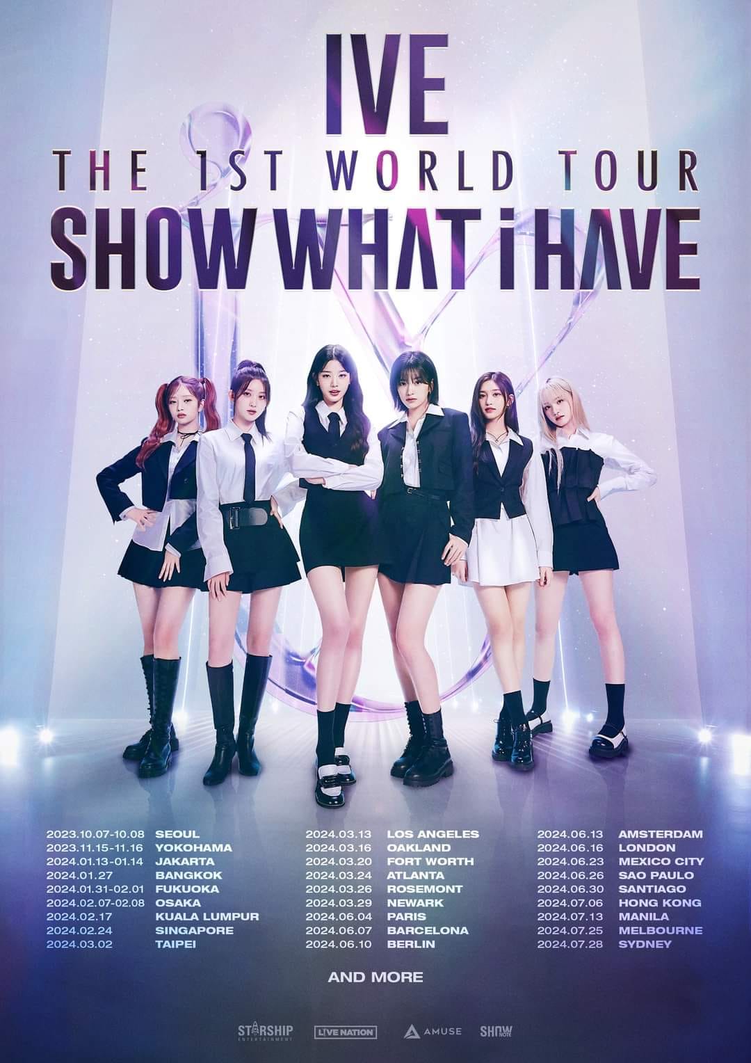 IVE 'Show What I Have' world tour tickets on sale