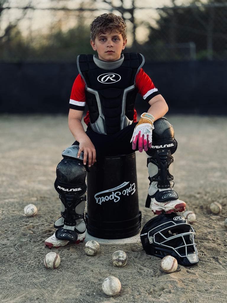 Gants De Frappe Baseball Bruce Bolt Rose/sarcelle - Série Max Clark, Taille M Jeunesse