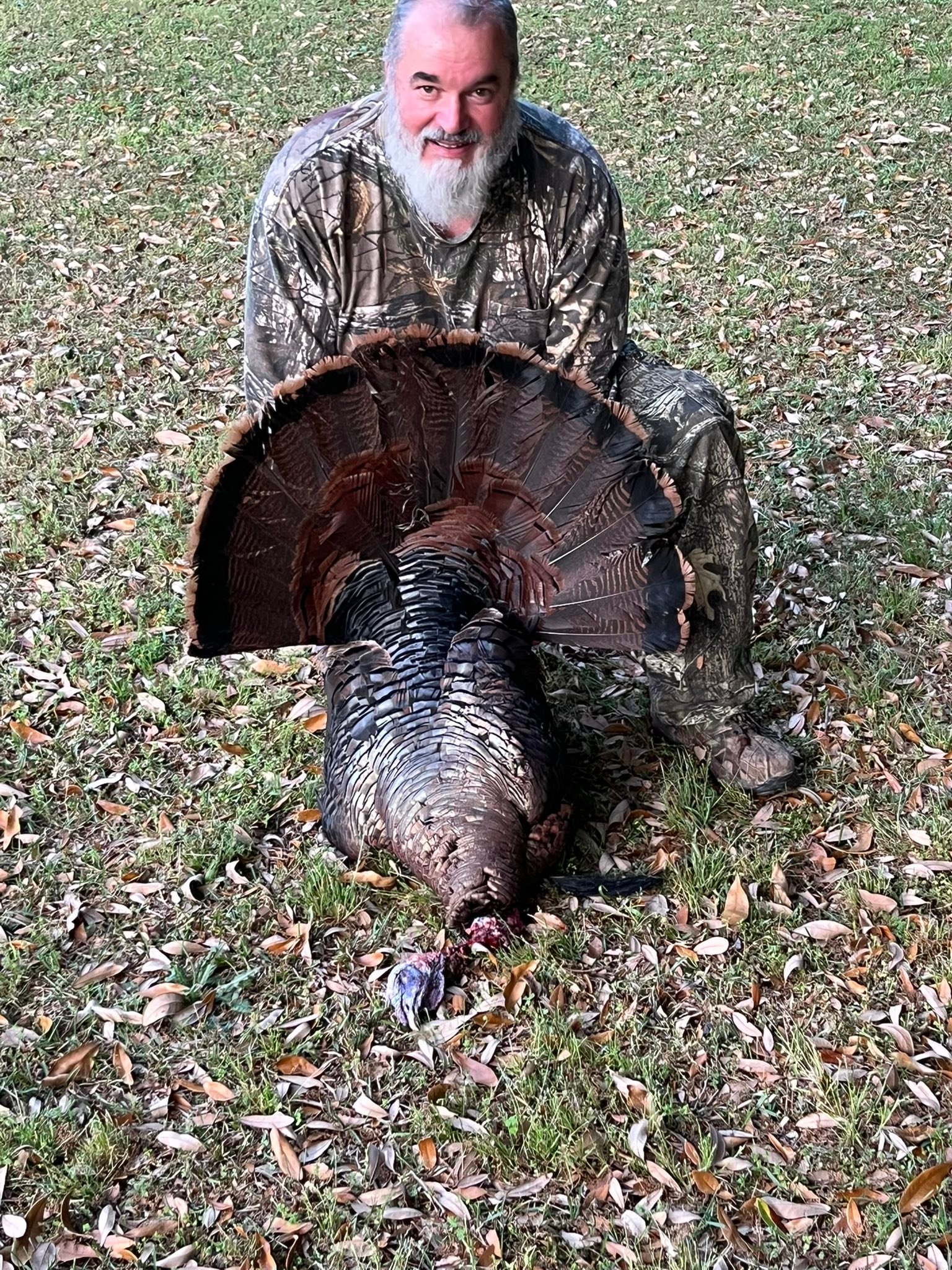 Patrick Gammons bagged this bird, which had an 11 1/8-inch beard