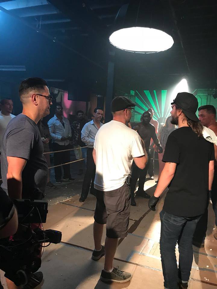 Right Cross - Here's a little BTS action with Corey Piper...