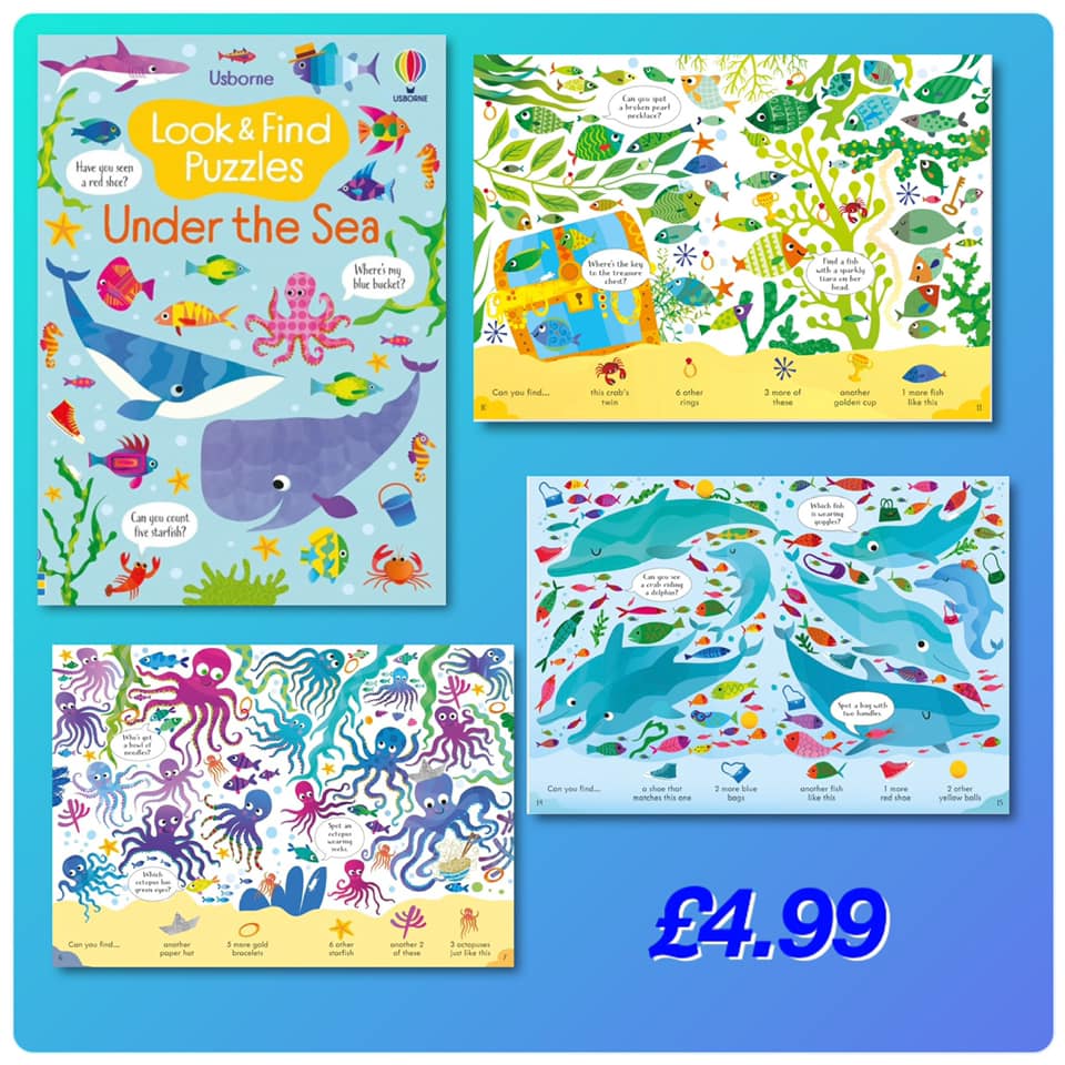 🌊🐠 Look and Find Puzzles Under the... - The Forever Bookshelf