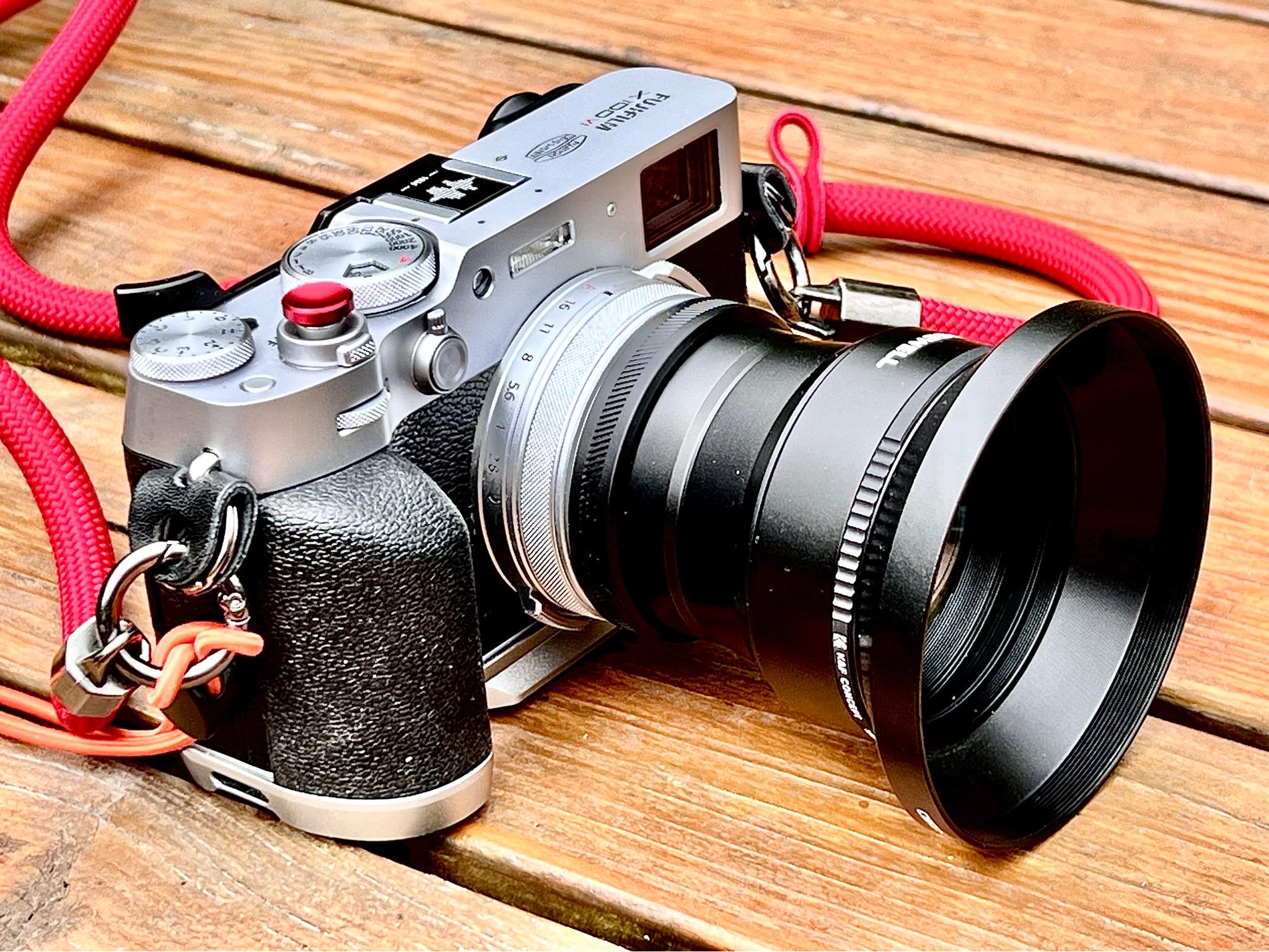Fujifilm X100VI with Freewell TCL and lens hood