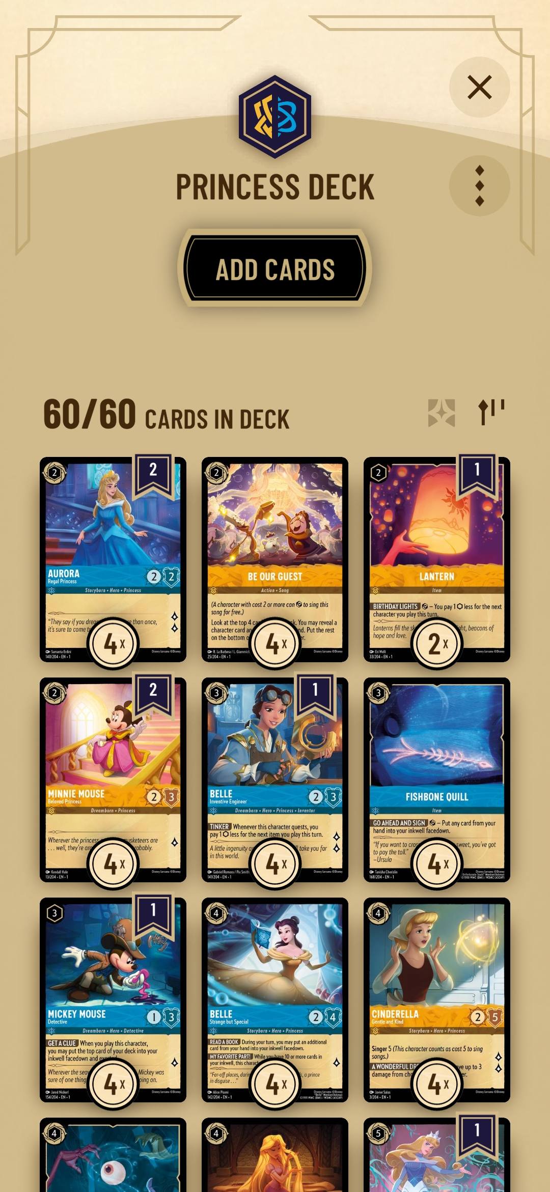 lorcana princess cards Curator's Collection Heroines How to Start Playing Disney