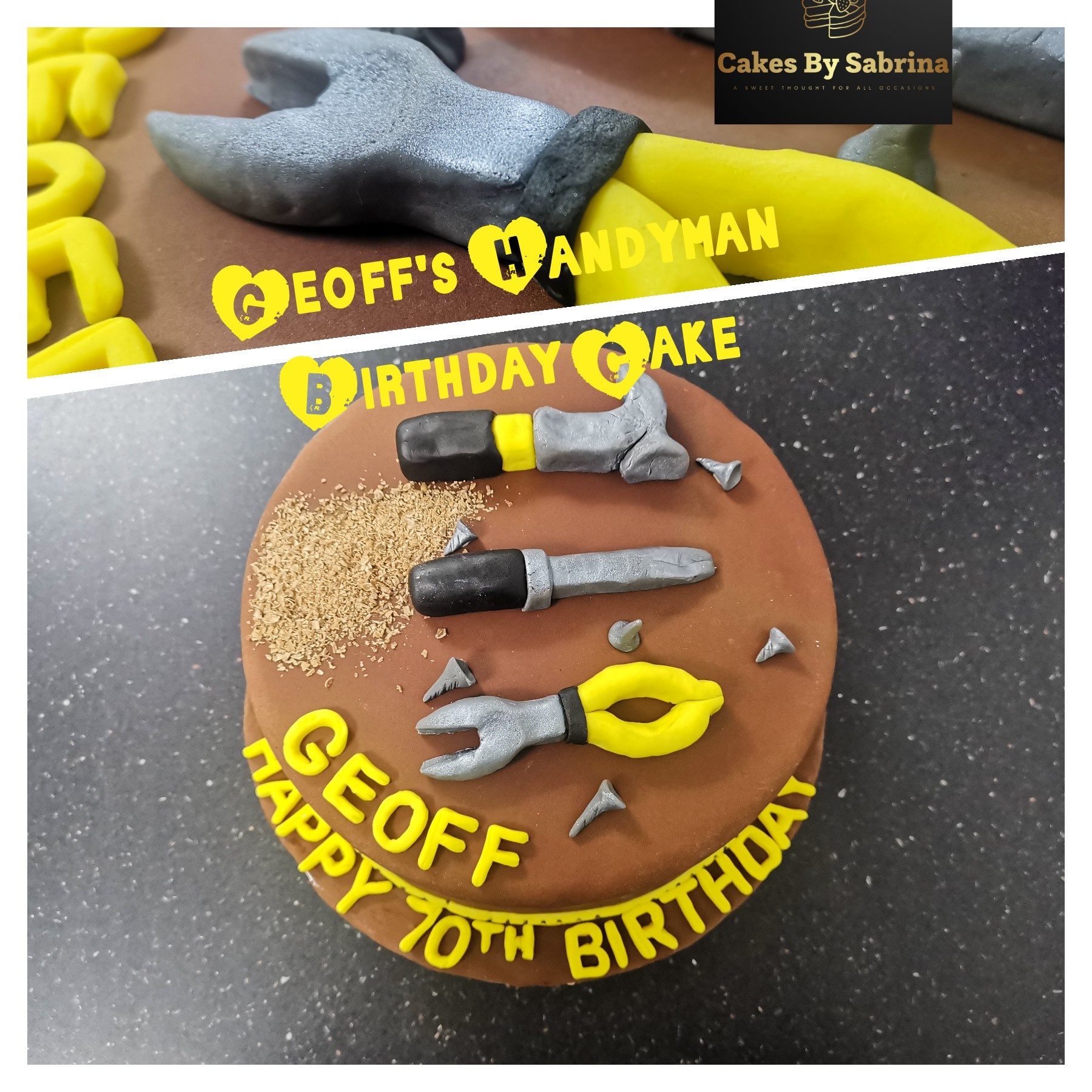 🛠️ Geoff's 60th Handyman Cake 🛠️ Tools... - Cakes By Sabrina | Facebook