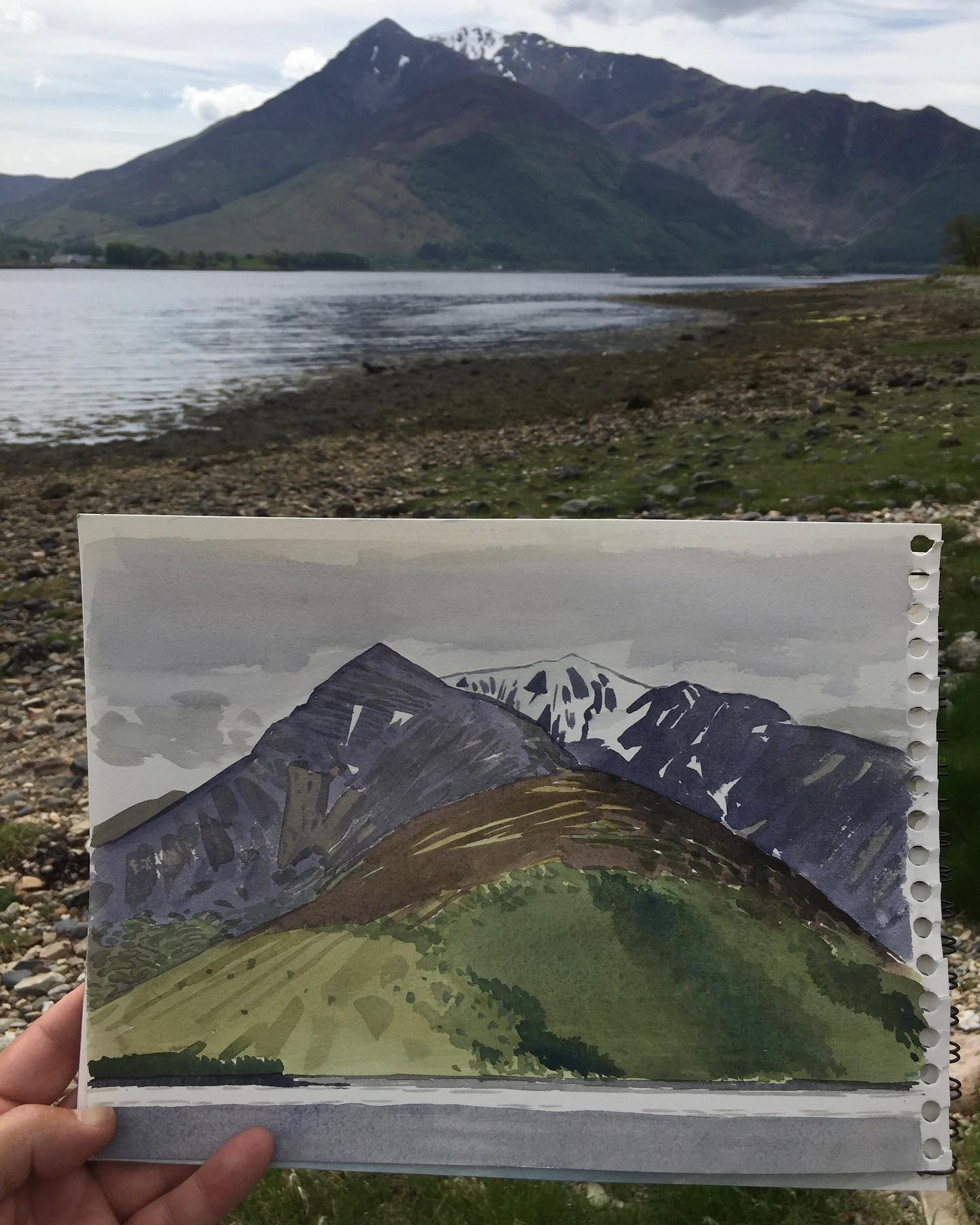 Darren Rees Artist - Another on the spot watercolour from recent ...