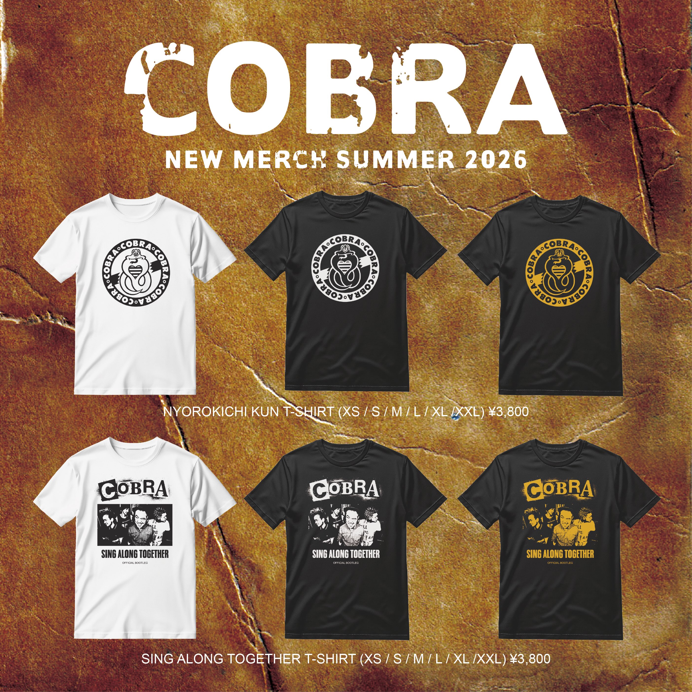 🔥COBRA NEW MERCH！／ COBRA 