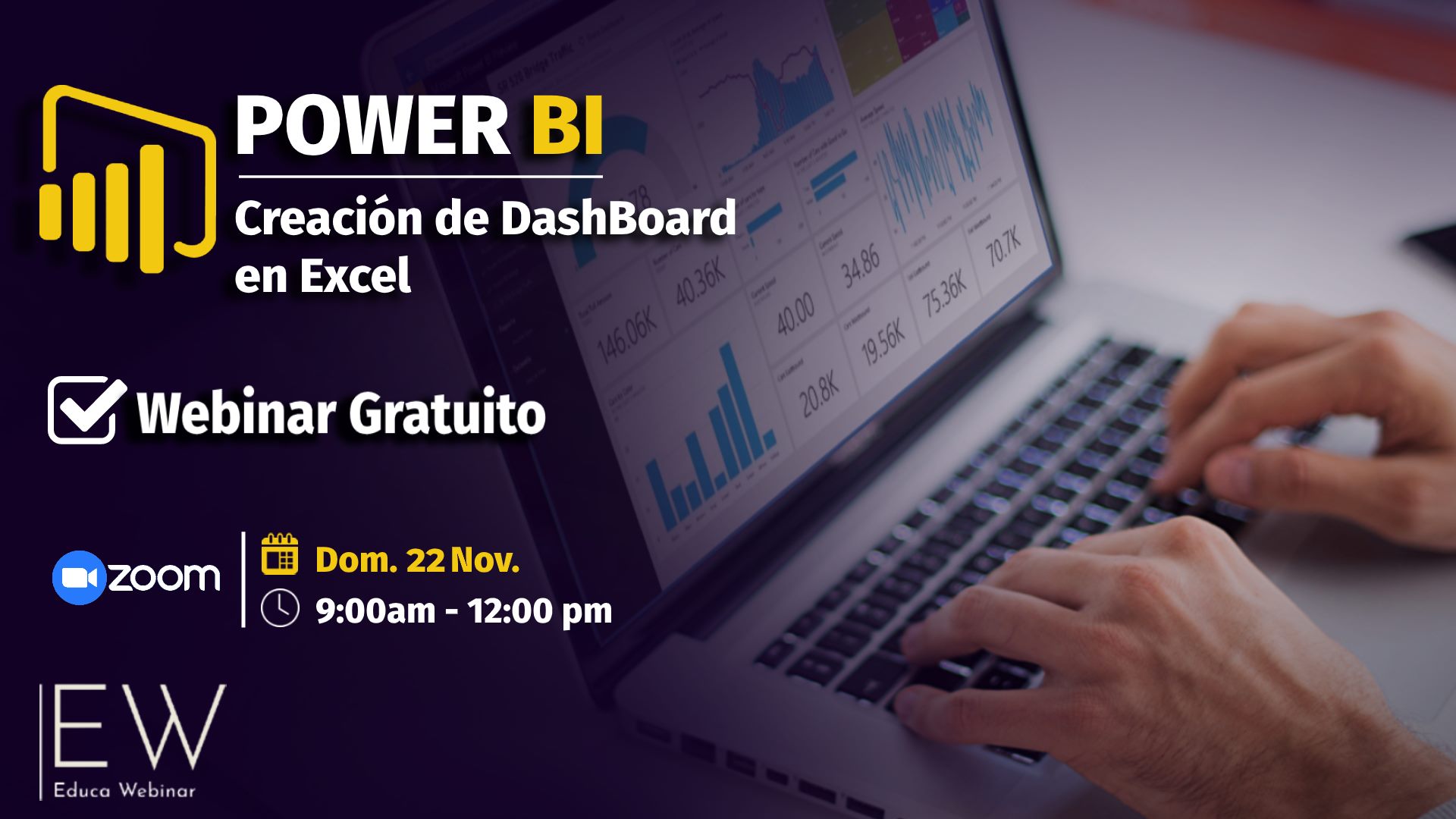 POWER BI y Creación de DashBoard en Excel | Webinar Gratuito