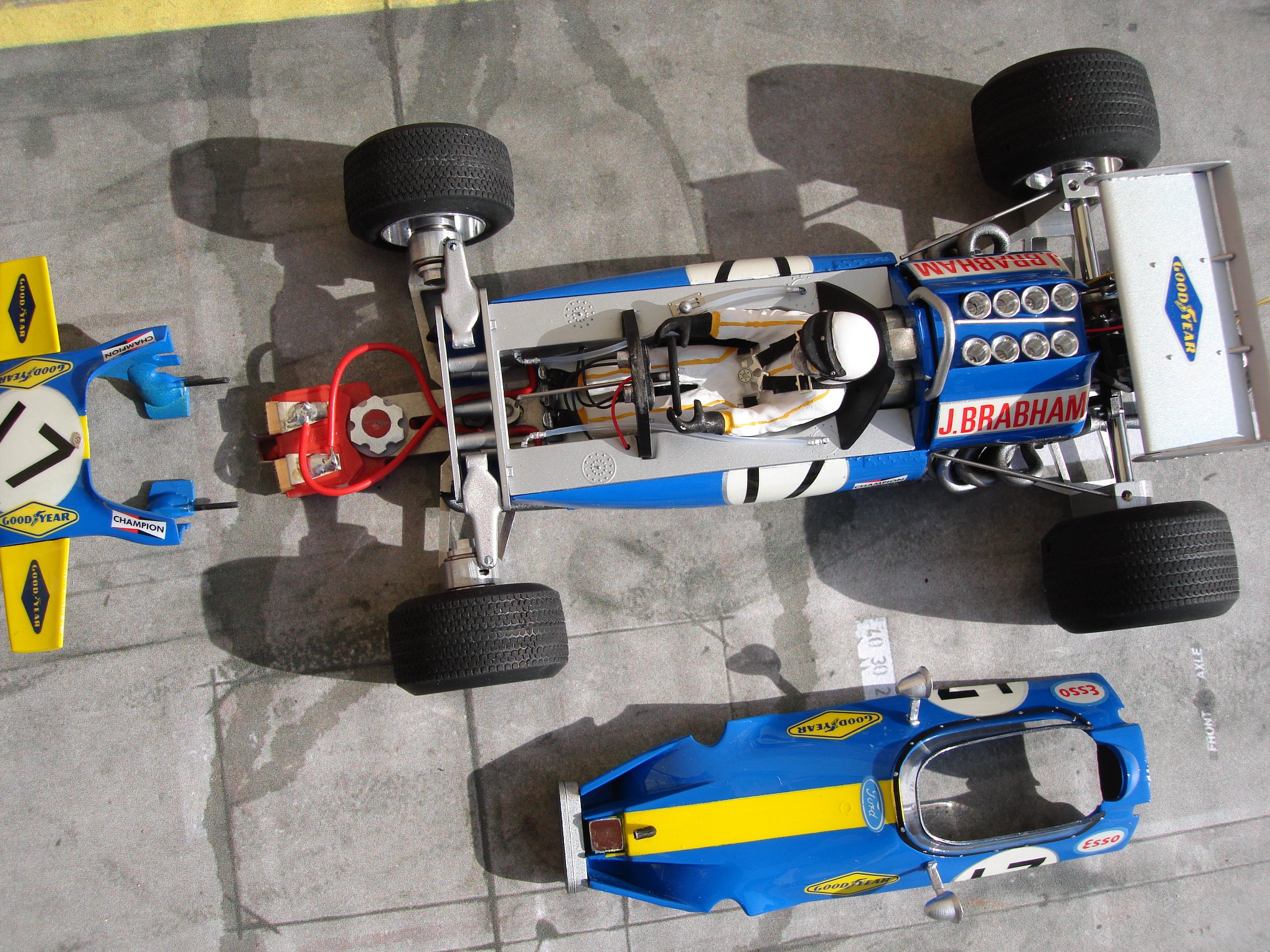 1/24 Brabham BT33 from a Heller Kit - Modular Body Mount in just 1 