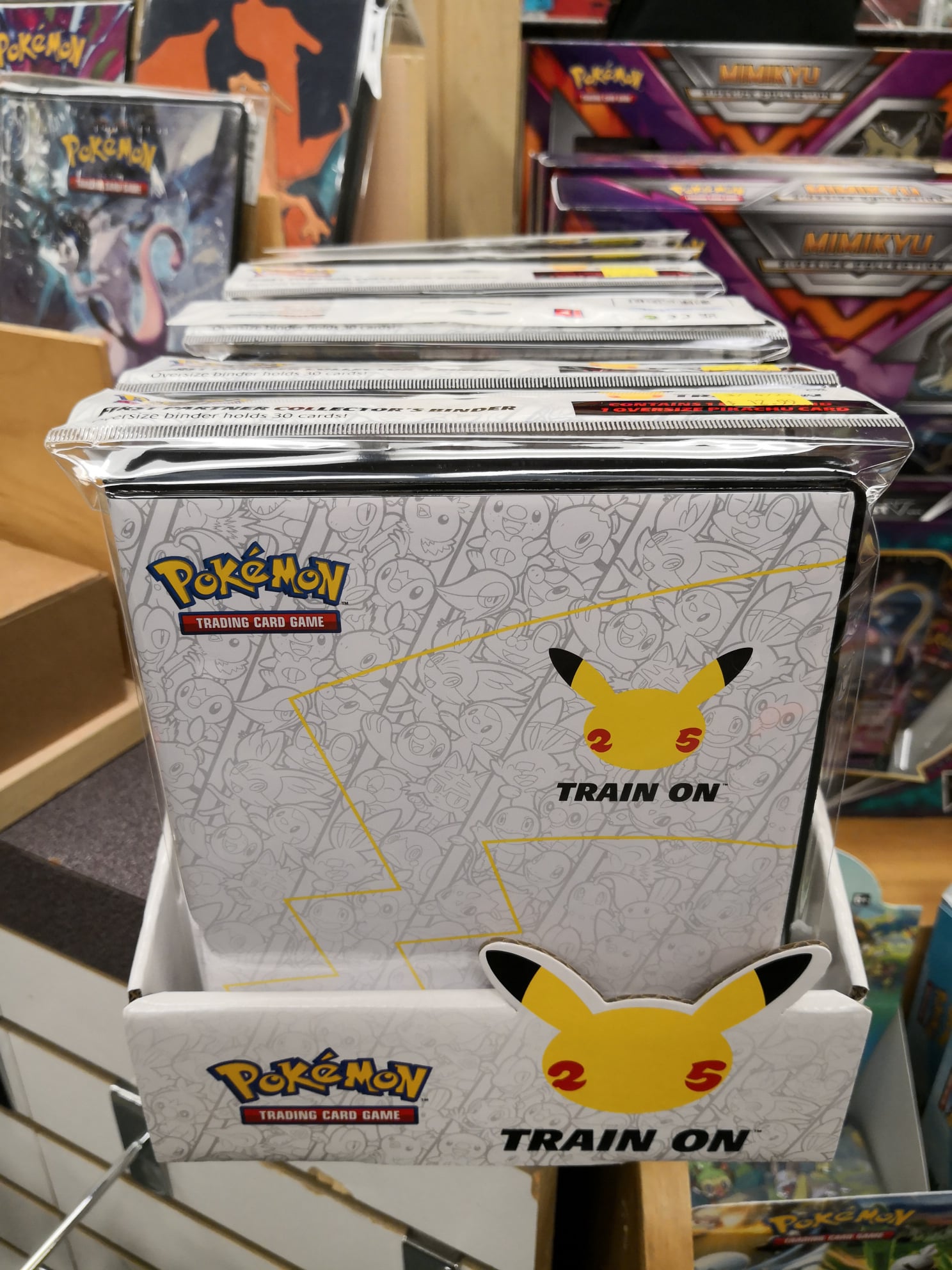 pokemon 25th anniversary jumbo card binder Album Cartas 30-60 Bolsillos | 25 ANIVERSARIO Binder Pikachu Pokemon First Partner