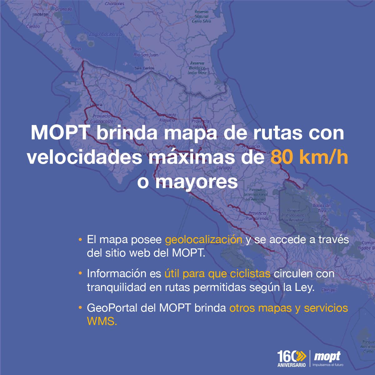 El mapa marca... - Ministerio de Obras Públicas y Transportes | Facebook