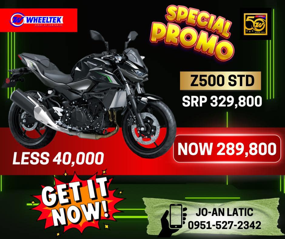 Kawasaki zx-6r promo available now