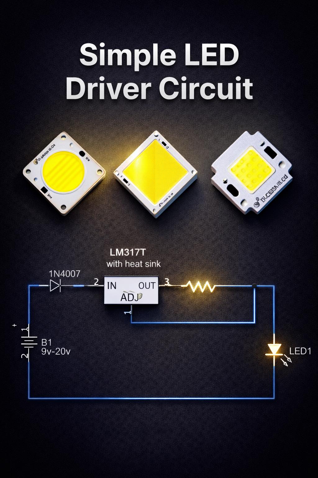 Inderjit - Simple LED Driver Circuit #electronics #technology | Facebook