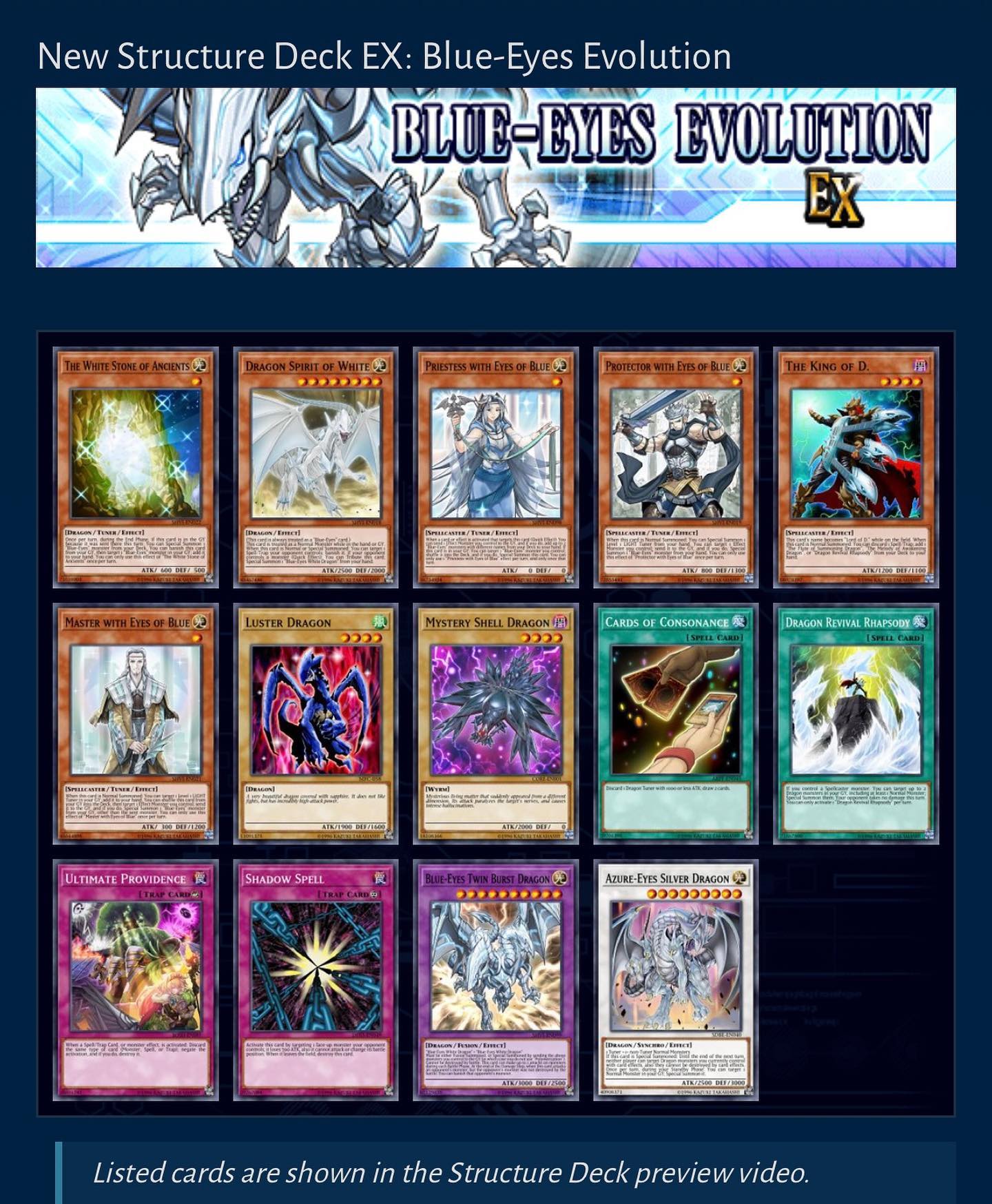 yugioh link evolution blue eyes deck Konami Saga of White Dragon Structure yugioh link evolution blue eyes